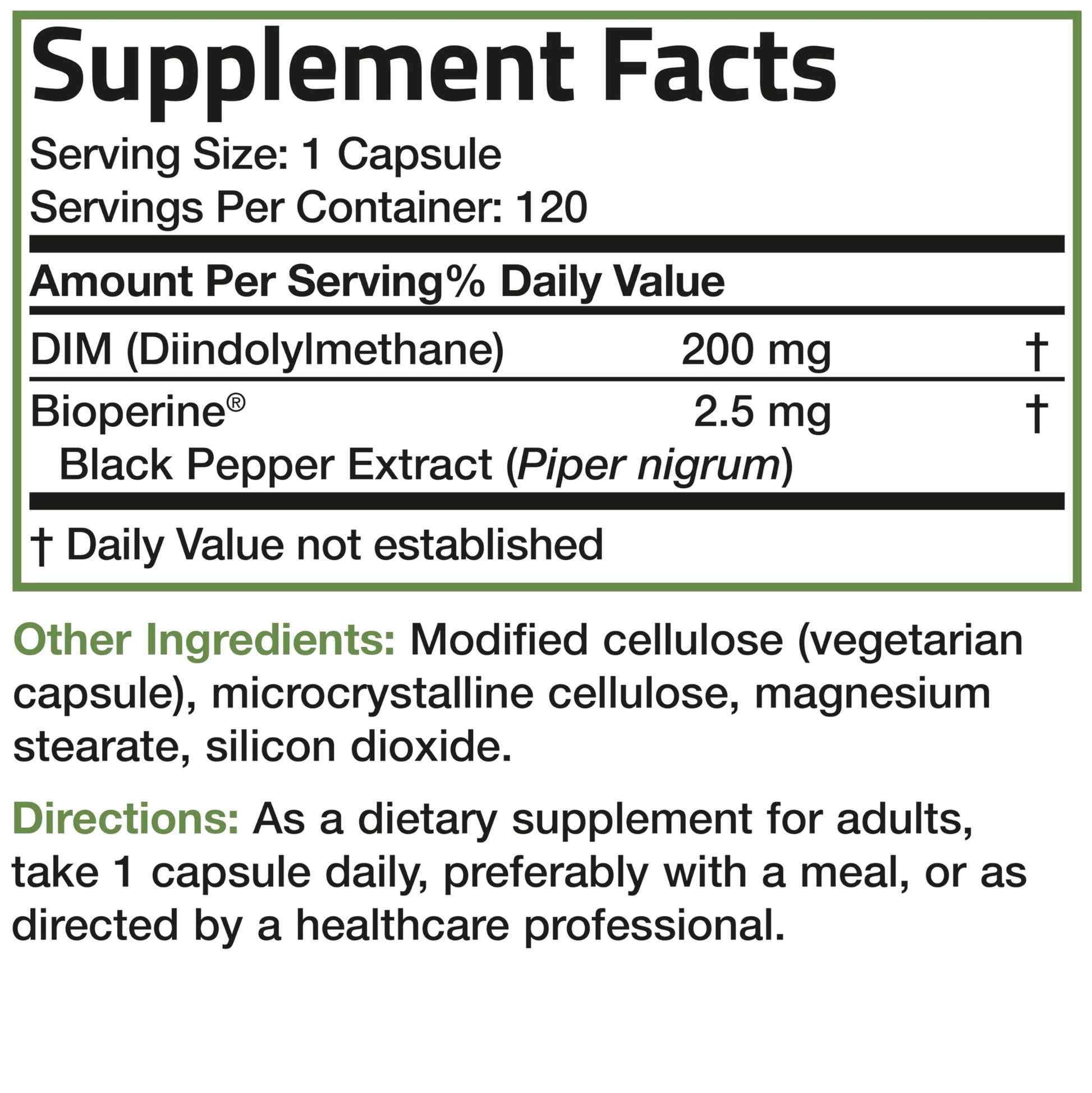 Bronson DIM Supplement 200 MG Diindolymethane with BioPerine for Enhanced Absorption, Estrogen Metabolism & Maintains Balanced Hormone Levels, 120 Vegetarian Capsules Bronson buy supplements canada