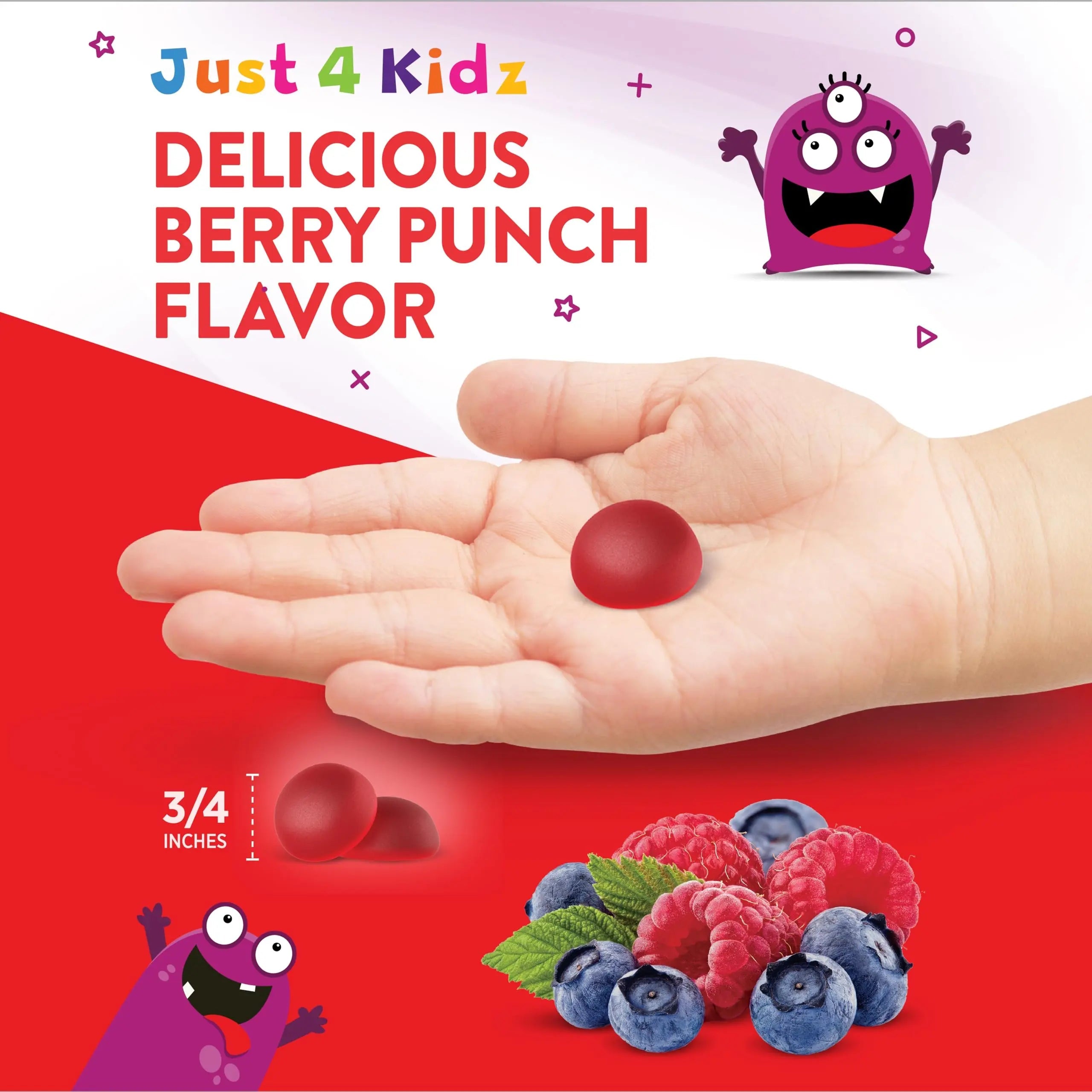 Nature's Truth Kids Multivitamin Gummies with Probiotics | 120 Count | Berry Punch Flavor | Vegetarian, Non-GMO & Gluten Free Supplement Nature's Truth buy supplements canada