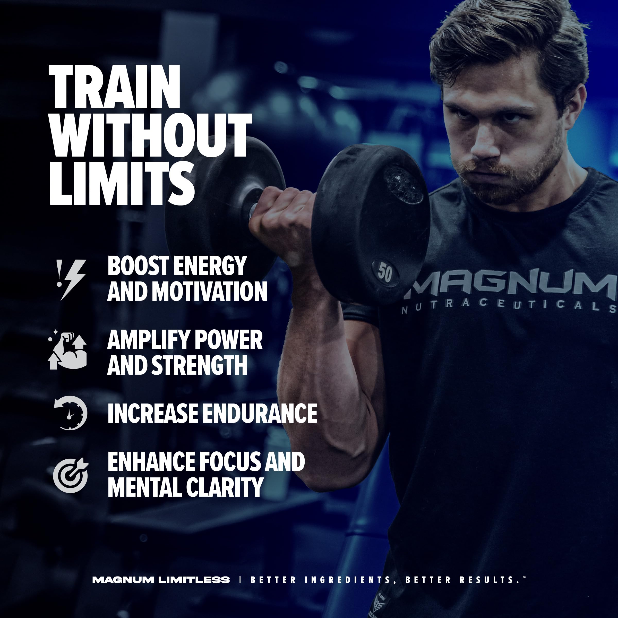 LIMITLESS Magnum 504g - Muscle Workout Powder, Sport Pre Workout for Men and Women LIMITLESS buy supplements canada