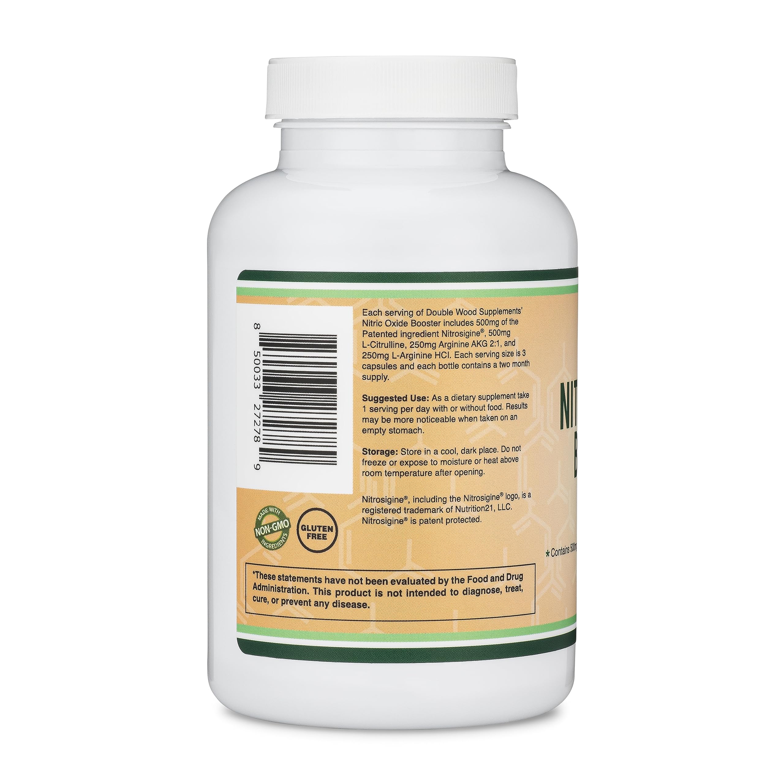 Nitric Oxide Supplement (Stim Free Pre Workout) - Nitric Oxide Booster with Nitrosigine Double Wood Supplements buy supplements canada