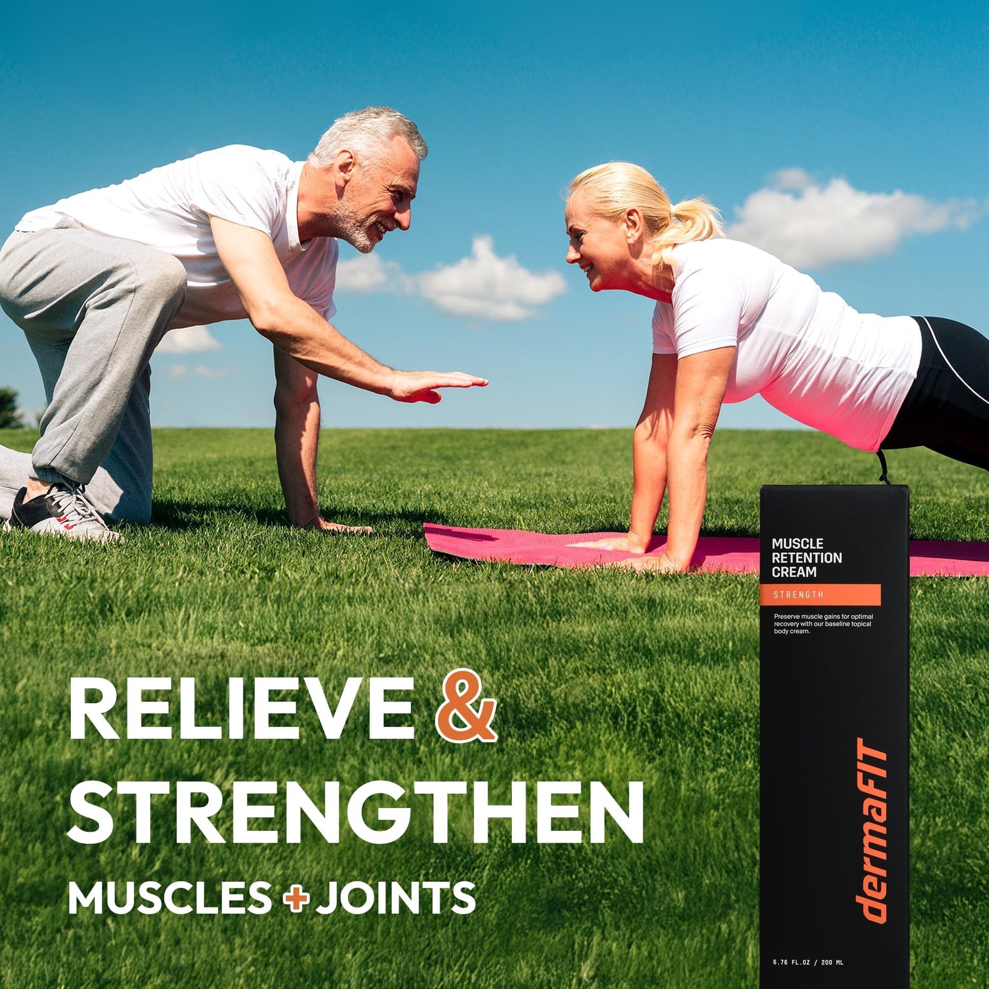 dermaFIT Strength Muscle Maintenance Body Cream - Post Workout Prevents Muscle Loss for Men & Women, Muscle Retention Cream, 30ml, No Artificial Fragrance, M.A.X. Tech, Topical Analgesic for Muscle dermaFIT buy supplements canada