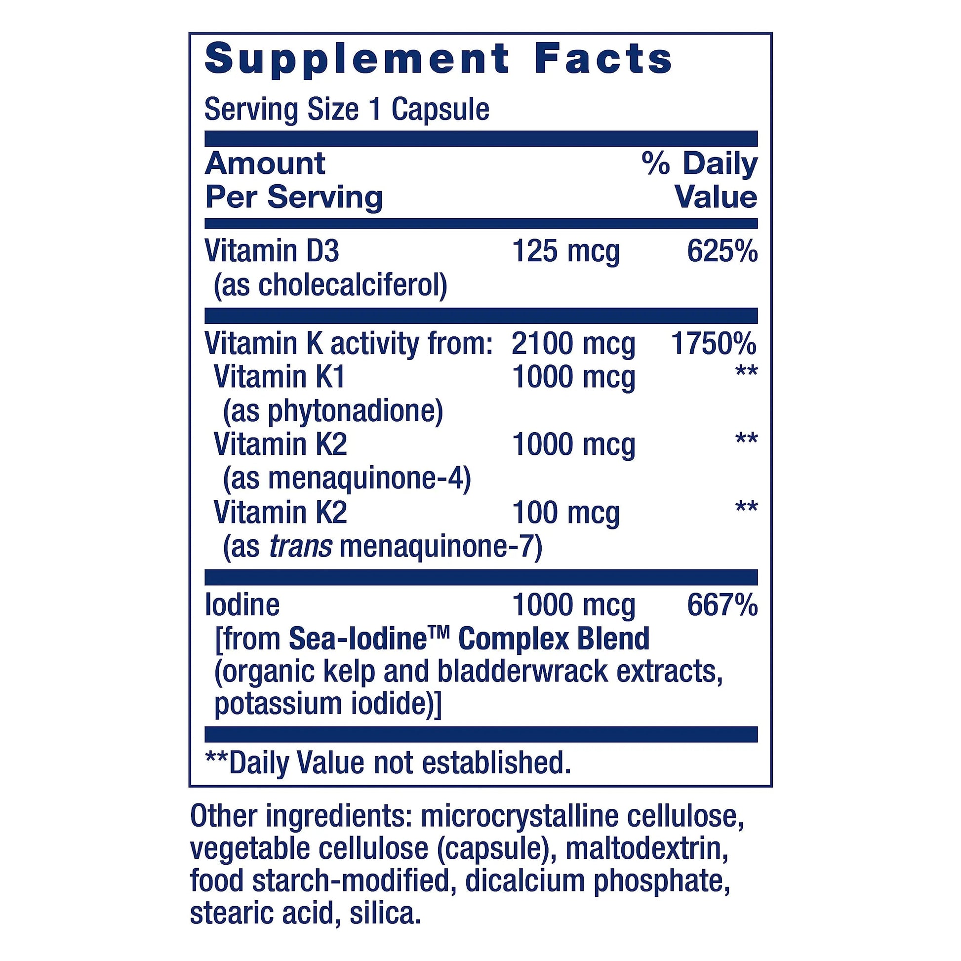 Life Extension One-Per-Day Multivitamin – Packed with Over 25 Vitamins, Minerals & Plant Extracts & Vitamins D and K with Sea-Iodine, Vitamin D3, Vitamin K1 and K2, Iodine Life Extension buy supplements canada