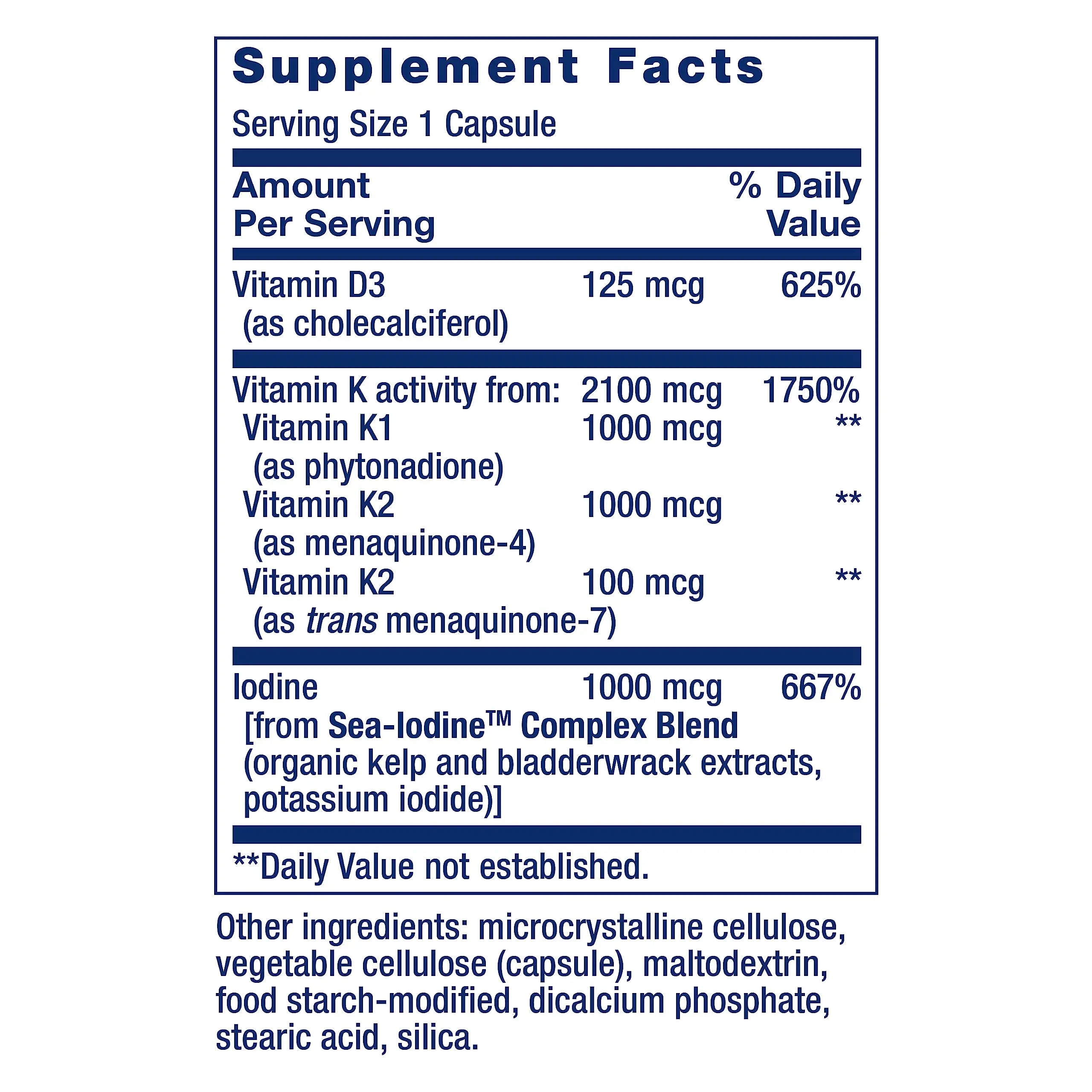 Life Extension One-Per-Day Multivitamin – Packed with Over 25 Vitamins, Minerals & Plant Extracts & Vitamins D and K with Sea-Iodine, Vitamin D3, Vitamin K1 and K2, Iodine Life Extension buy supplements canada