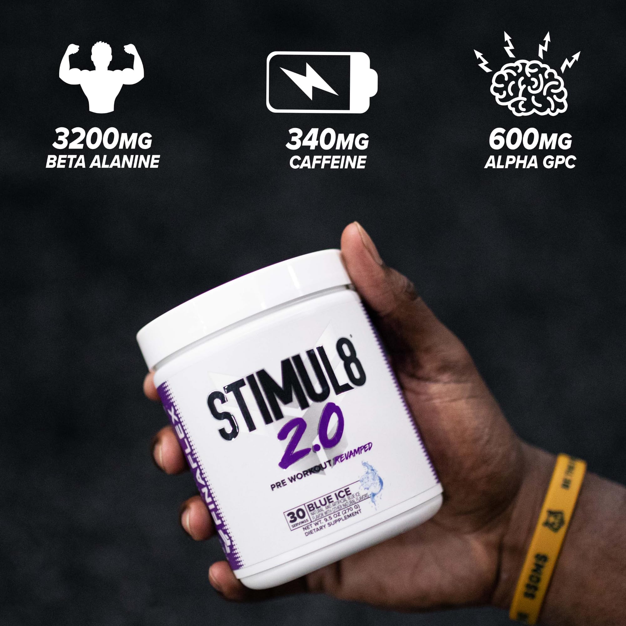 FINAFLEX STIMUL8 2.0 Pre Workout, Granny Apple - Delivers Energy, Focus & Strength FINAFLEX buy supplements canada