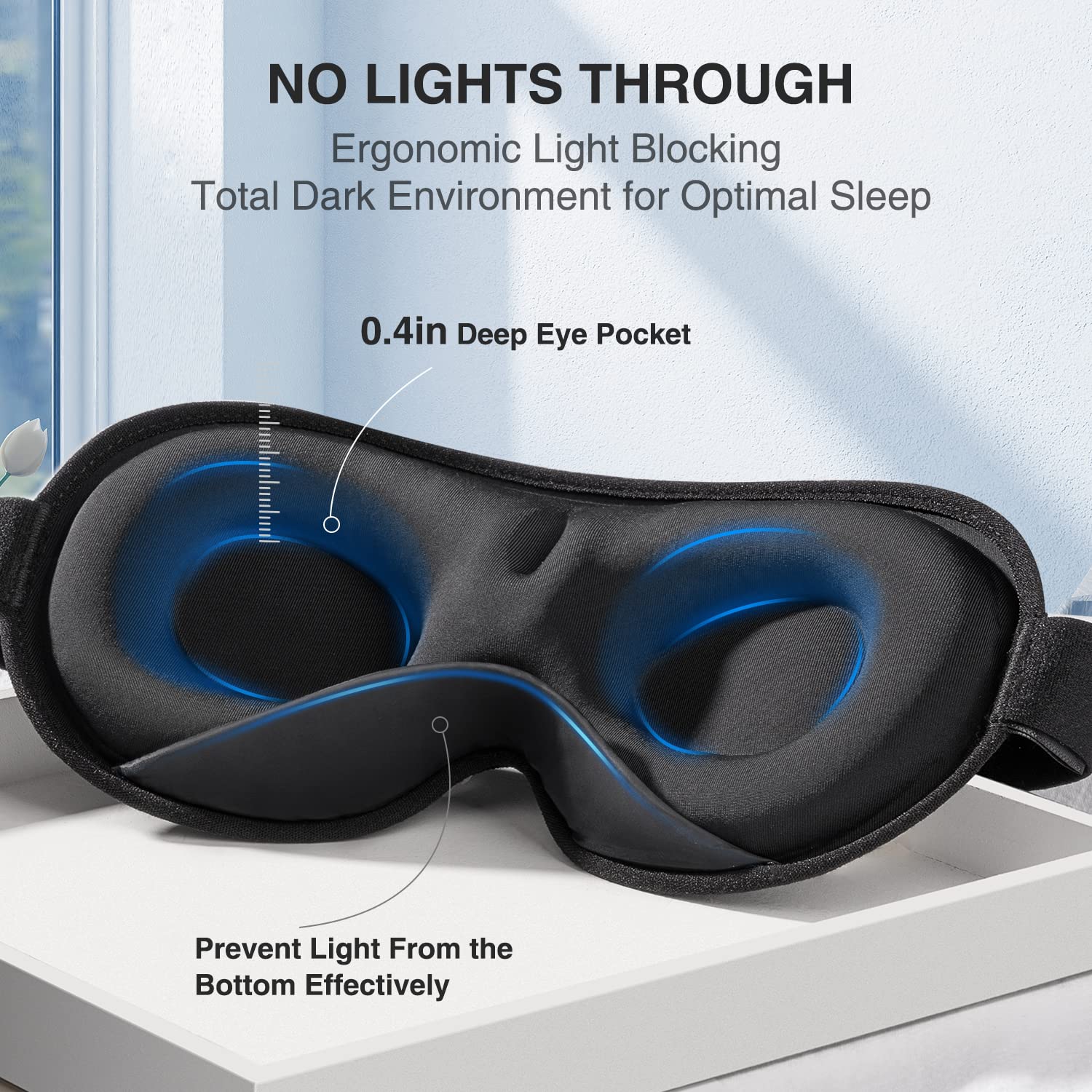 YFONG Weighted Sleep Mask, Women Men 3D Eye Mask Blocking Lights YFONG buy supplements canada