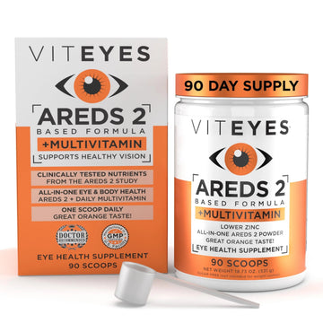 Viteyes AREDS 2 Powder + Multivitamin All-in-One, Macular Protection, Alternative to AREDS 2 chewables, No Pills, Lutein & Zeaxanthin Viteyes buy supplements canada
