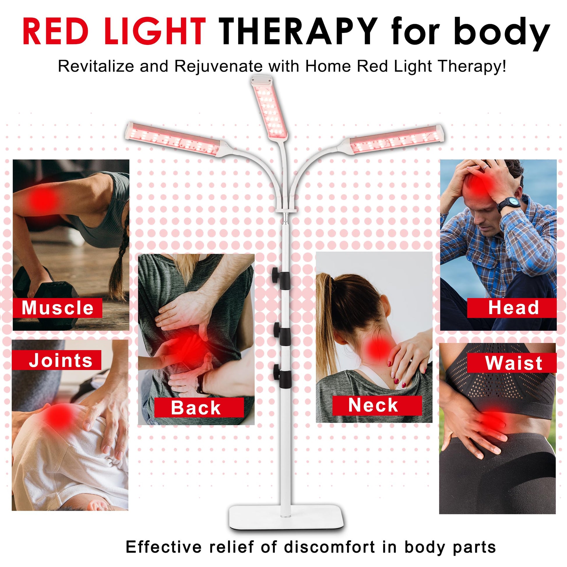 Akarishin Red Light Therapy Lamp- 660nm Red Light,850nm & 940nm Infrared Light Therapy Akarishin buy supplements canada