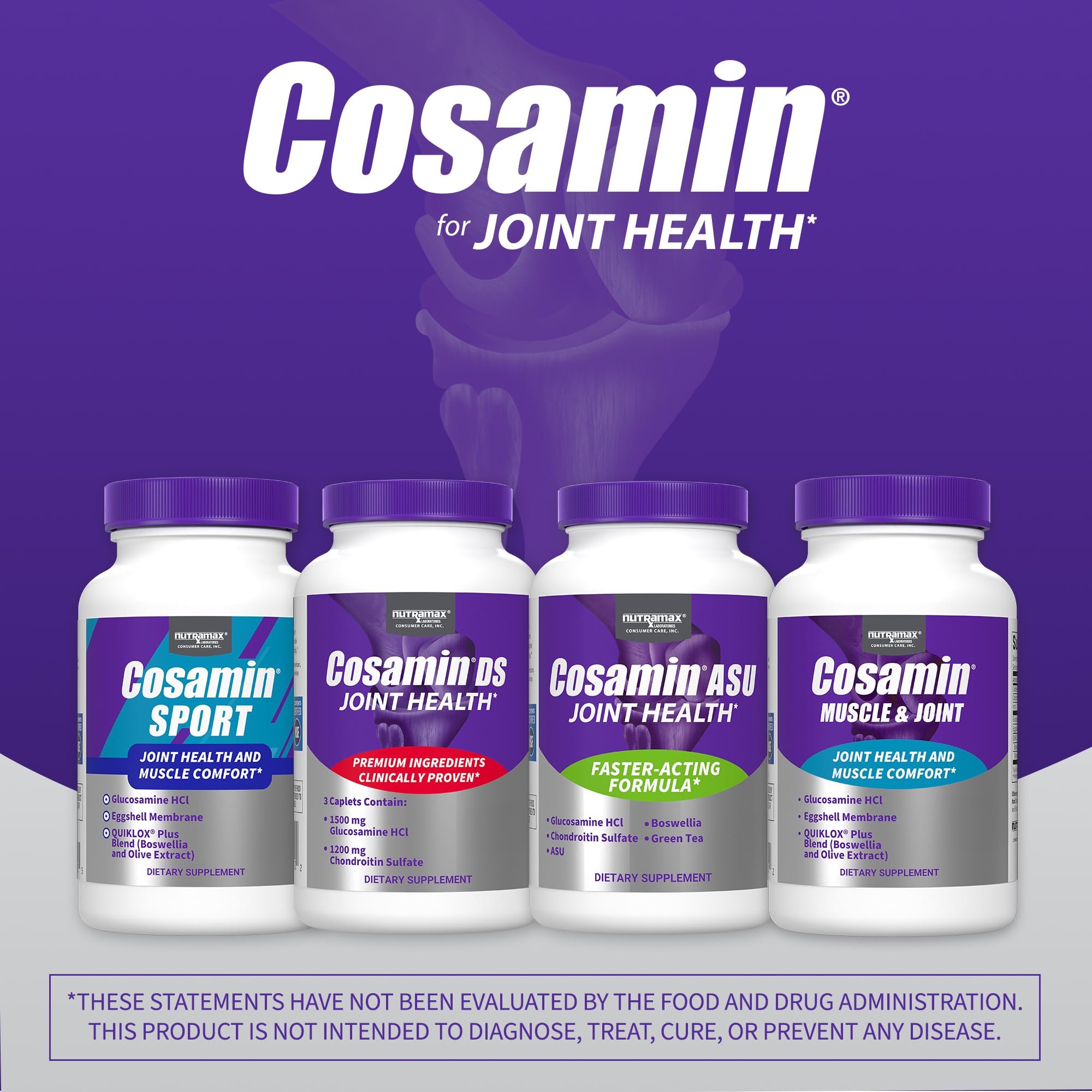Cosamin Nutramax Muscle & Joint, Works to Decrease Cartilage Breakdown, Joint Health Supplement, Adult Men and Women Joint Health, 74 Capsules Cosamin buy supplements canada