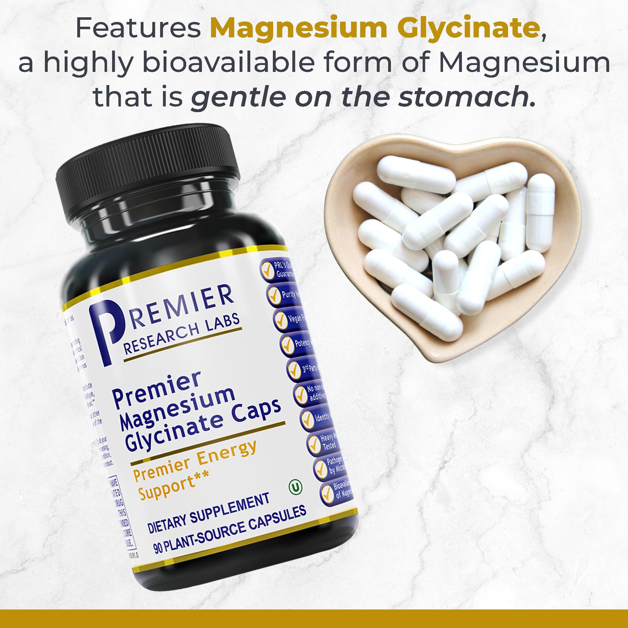 Premier Research Labs Magnesium Glycinate, Max BN-D, & AdrenaVen Supplement Bundle - Pure Magnesium, Liquid Vitamin B Complex for Liver & Brain Health, Adrenal Support for Women & Men - Pack of 3 Premier Research Labs buy supplements canada
