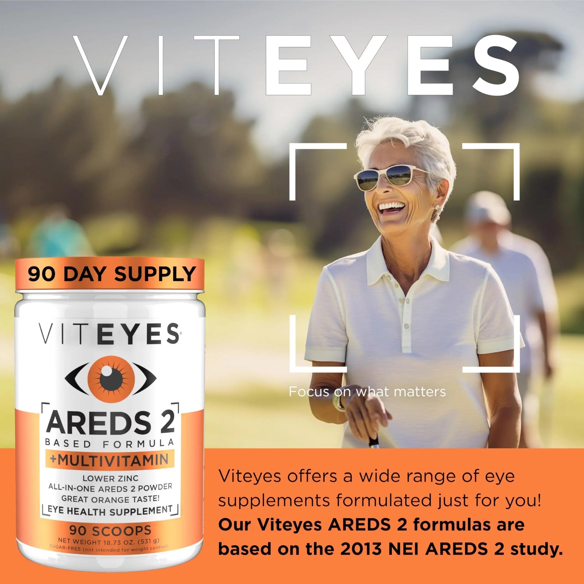 Viteyes AREDS 2 Powder + Multivitamin All-in-One, Macular Protection, Alternative to AREDS 2 chewables, No Pills, Lutein & Zeaxanthin Viteyes buy supplements canada