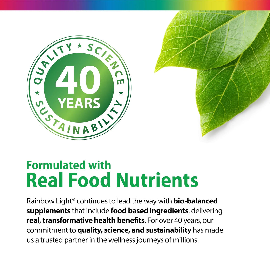 Rainbow Light Teen Multivitamin | 45 Caplets | for Boys and Girls | with DermaComplex, Real Food Nutrients & Iron | Rainbow Light buy supplements canada
