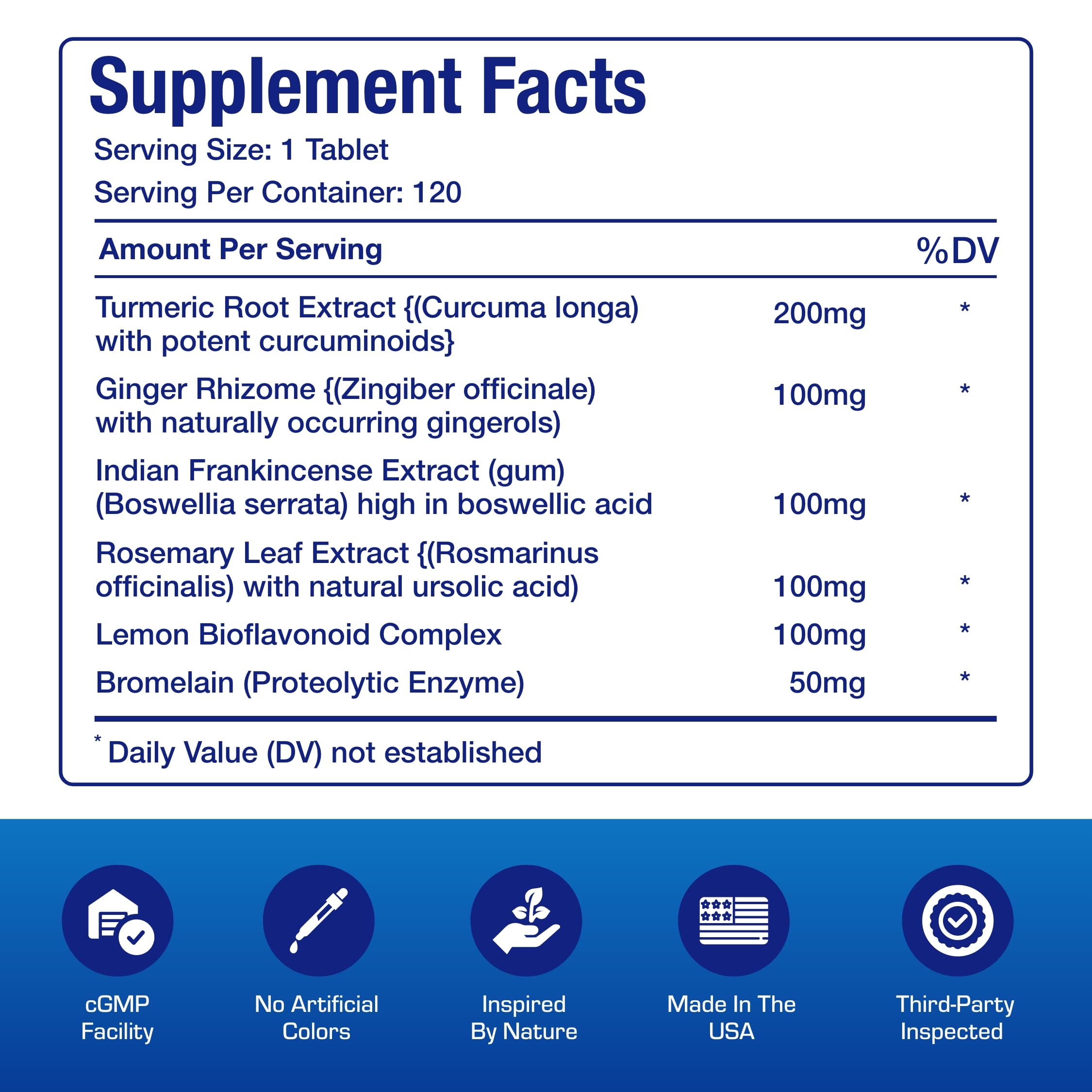 Pro ENZ Joint Support Supplement - Clinical Formula Turmeric Boswellia Supplement for Joint & Cartilage Mobility and Comfort Support Plus Eicosanoid Management with Proteolytic Enzymes (120 Servings) Anabolic Laboratories buy supplements canada