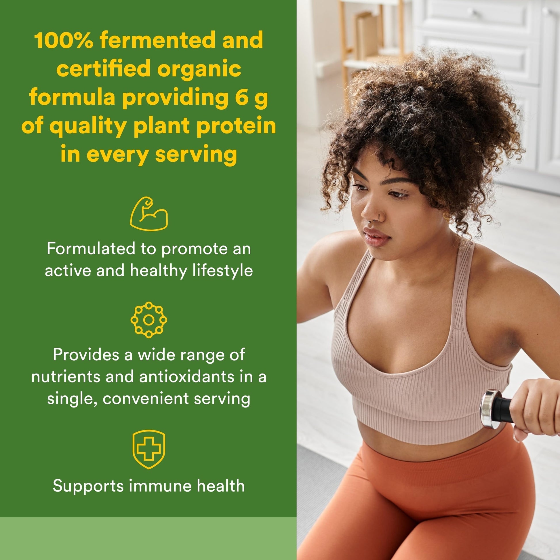 Whole Earth & Sea from Natural Factors, Organic Fermented Greens, Vegan Whole Food Supplement, Tropical, 14.3 Oz Natural Factors buy supplements canada