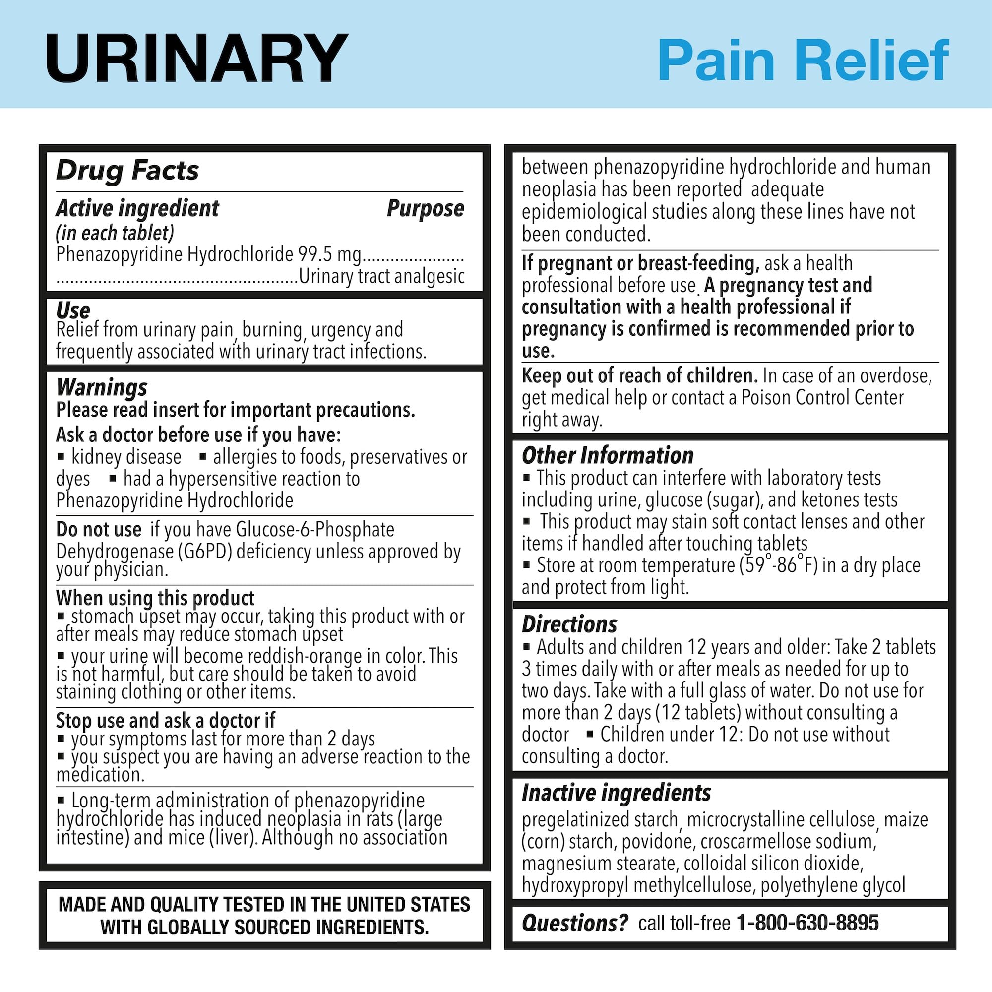 Puregen Labs Urinary Pain Relief | Phenazopyridine HCl 99.5mg Tablets | Maximum Strength OTC for Fast Relief of UTI Pain, Burning and Bladder discomfort – 72 Count Tablets P Puregen Labs buy supplements canada