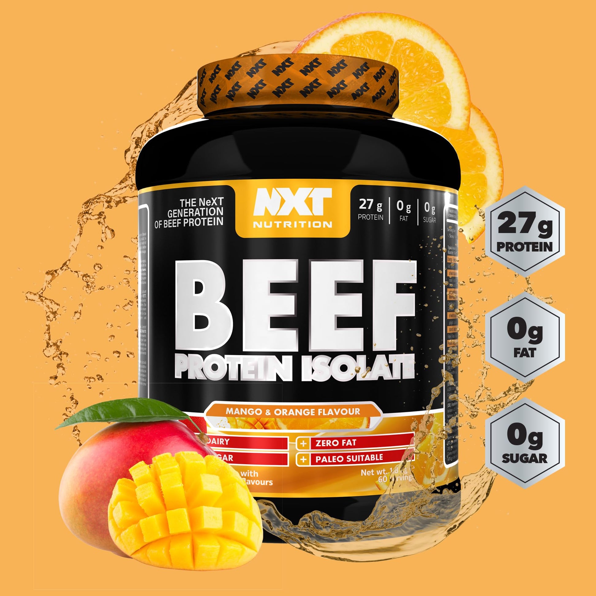 NXT Nutrition Beef Protein Isolate Powder - Protein Powder High in Natural Amino Acids NXT Nutrition buy supplements canada