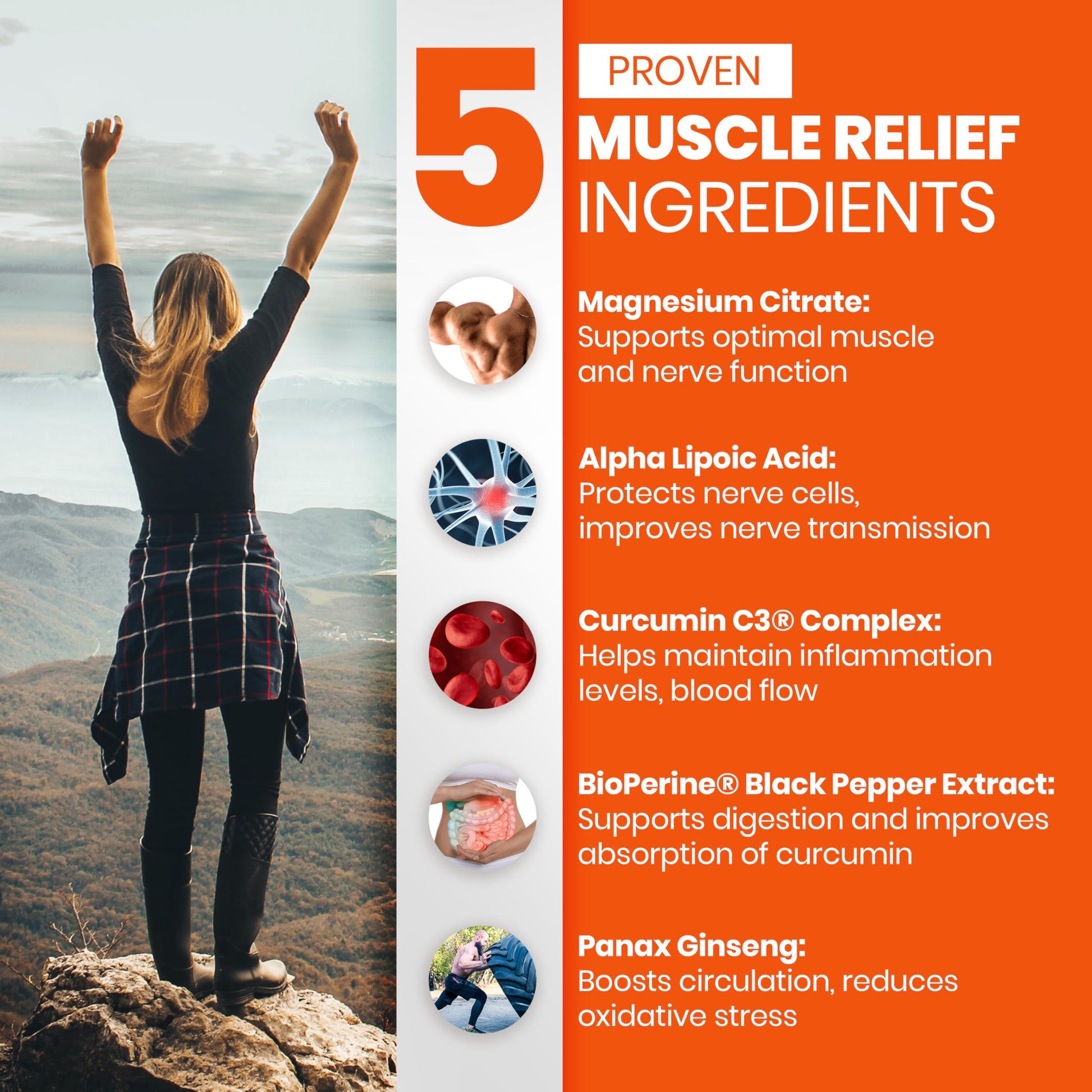SaltWrap Mag 3D – Daytime (Non-Drowsy) Leg Cramp & Muscle Relief Support - Natural Supplement for Muscle and Nerve Health with Turmeric, Alpha Lipoic Acid & Magnesium SaltWrap buy supplements canada