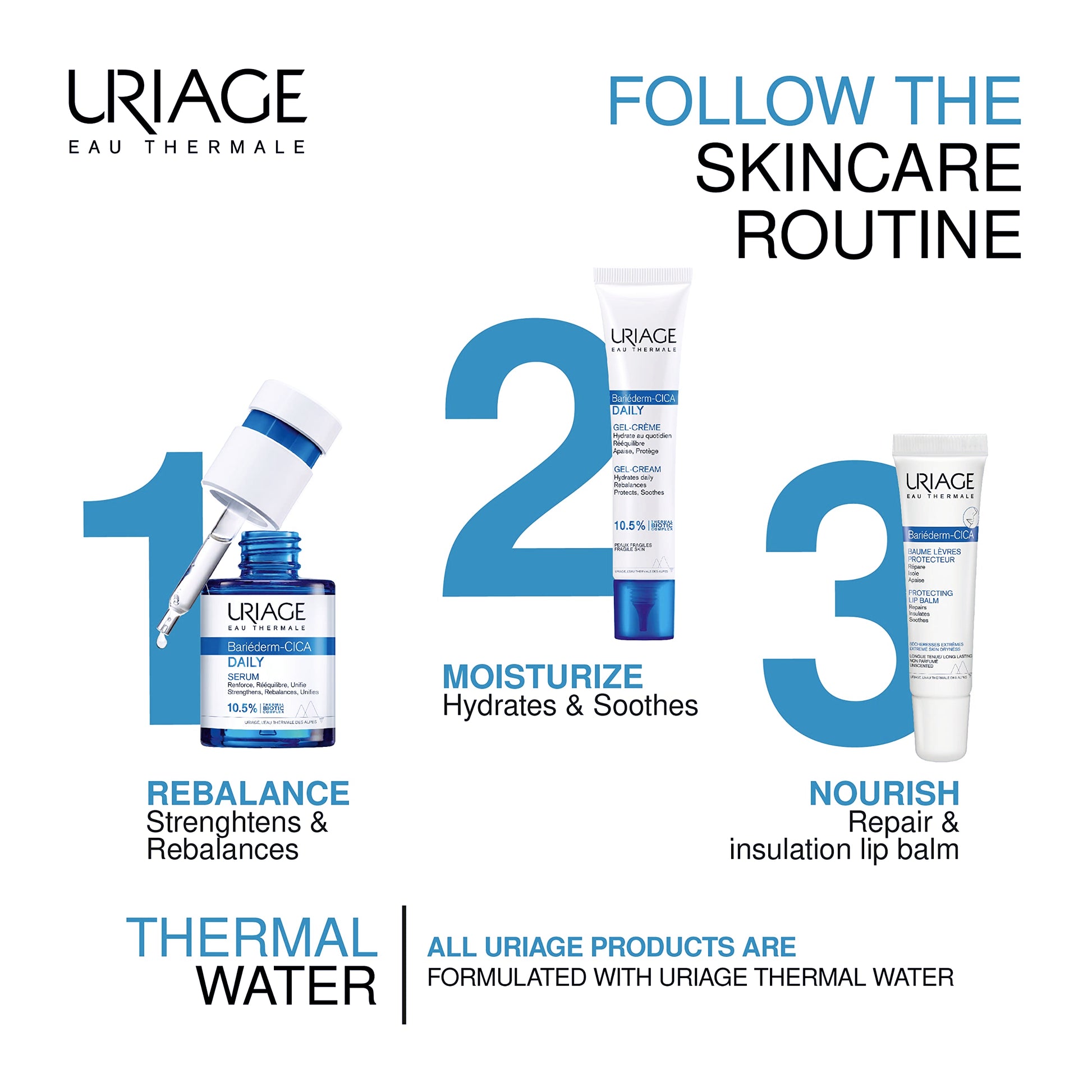 Uriage Bariéderm-cica Daily Serum 1 fl.oz. | Anti-Aging Face Serum that Prevents Fine Uriage buy supplements canada