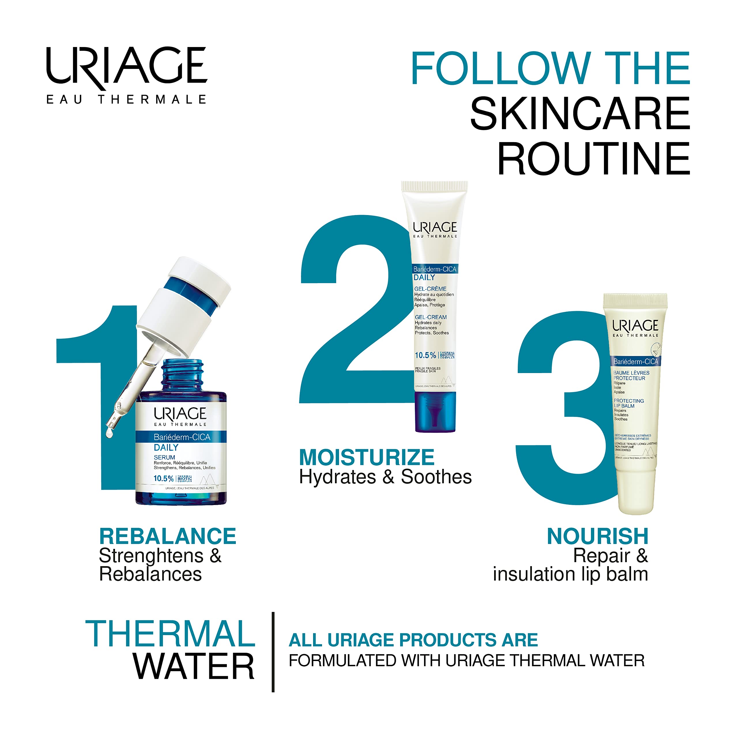 Uriage Bariéderm-cica Daily Serum 1 fl.oz. | Anti-Aging Face Serum that Prevents Fine Uriage buy supplements canada