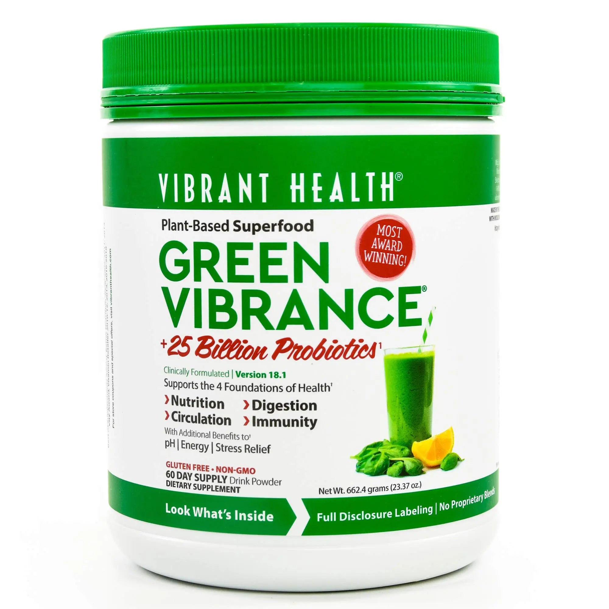 Vibrant Health Green Vibrance Powder, 23.28 oz Vibrant Health buy supplements canada