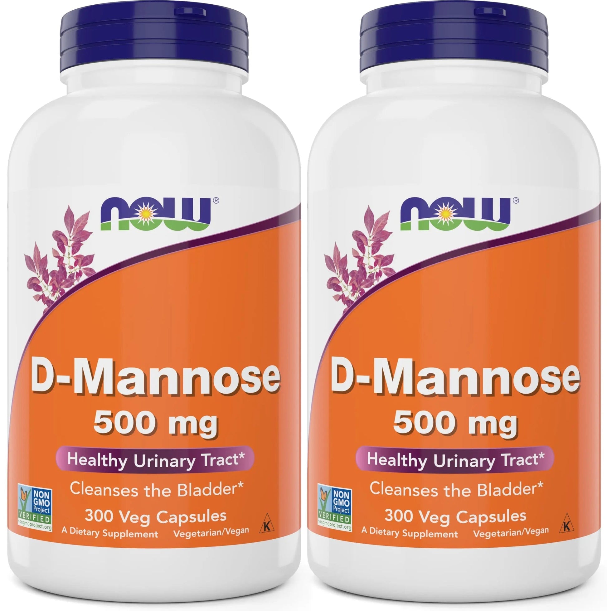 Now D-Mannose 500 mg, 300 Capsules (Pack of 2) - Vegan Non GMO Supplement for Women and Men - Supports Healthy Urinary Tract, Cleanses The Bladder NOW Foods buy supplements canada