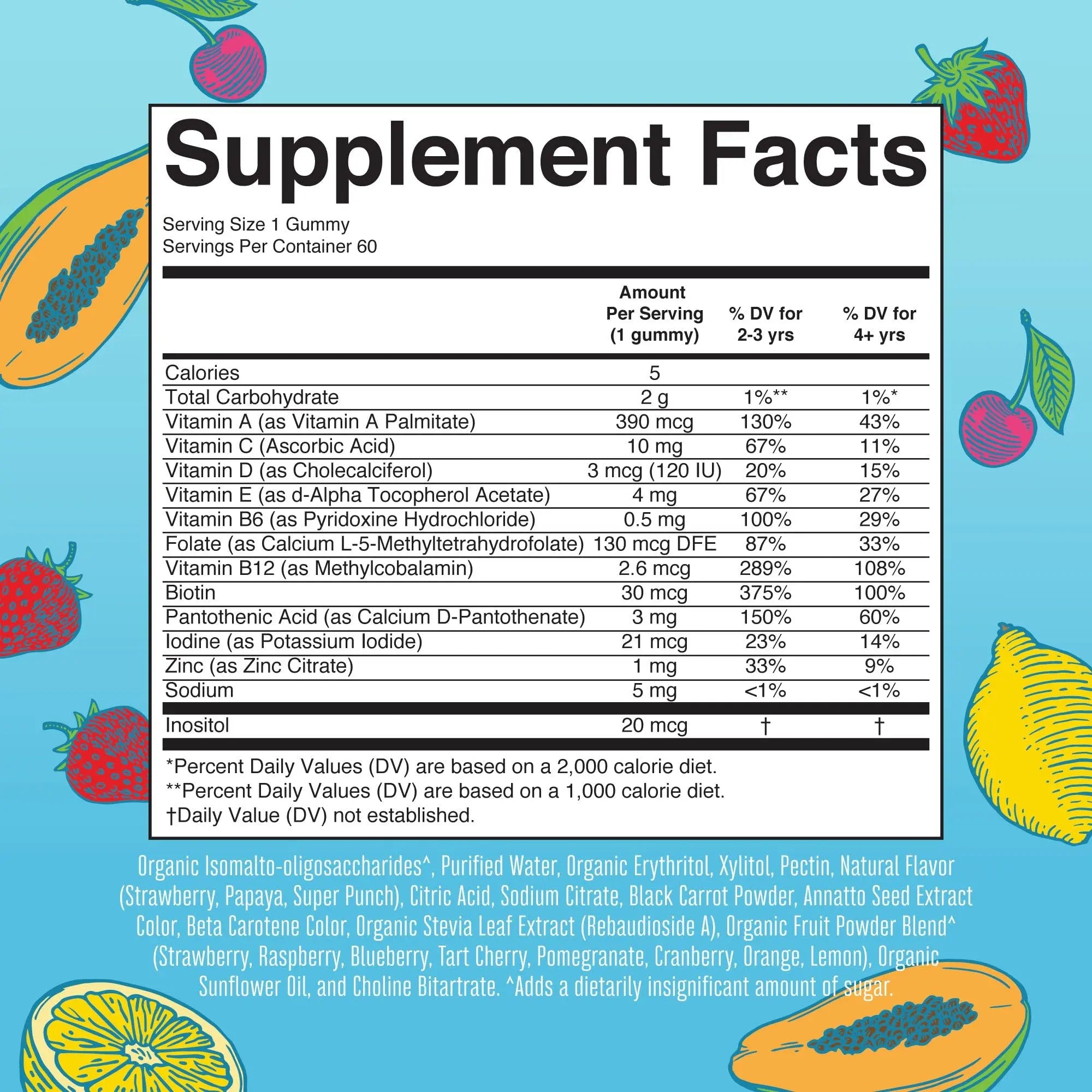 MaryRuth Organics Multivitamin and Probiotic Gummies (Strawberry) for Kids | Clean Label Project Verified® | Vitamins for Gut Health MARYRUTH'S buy supplements canada