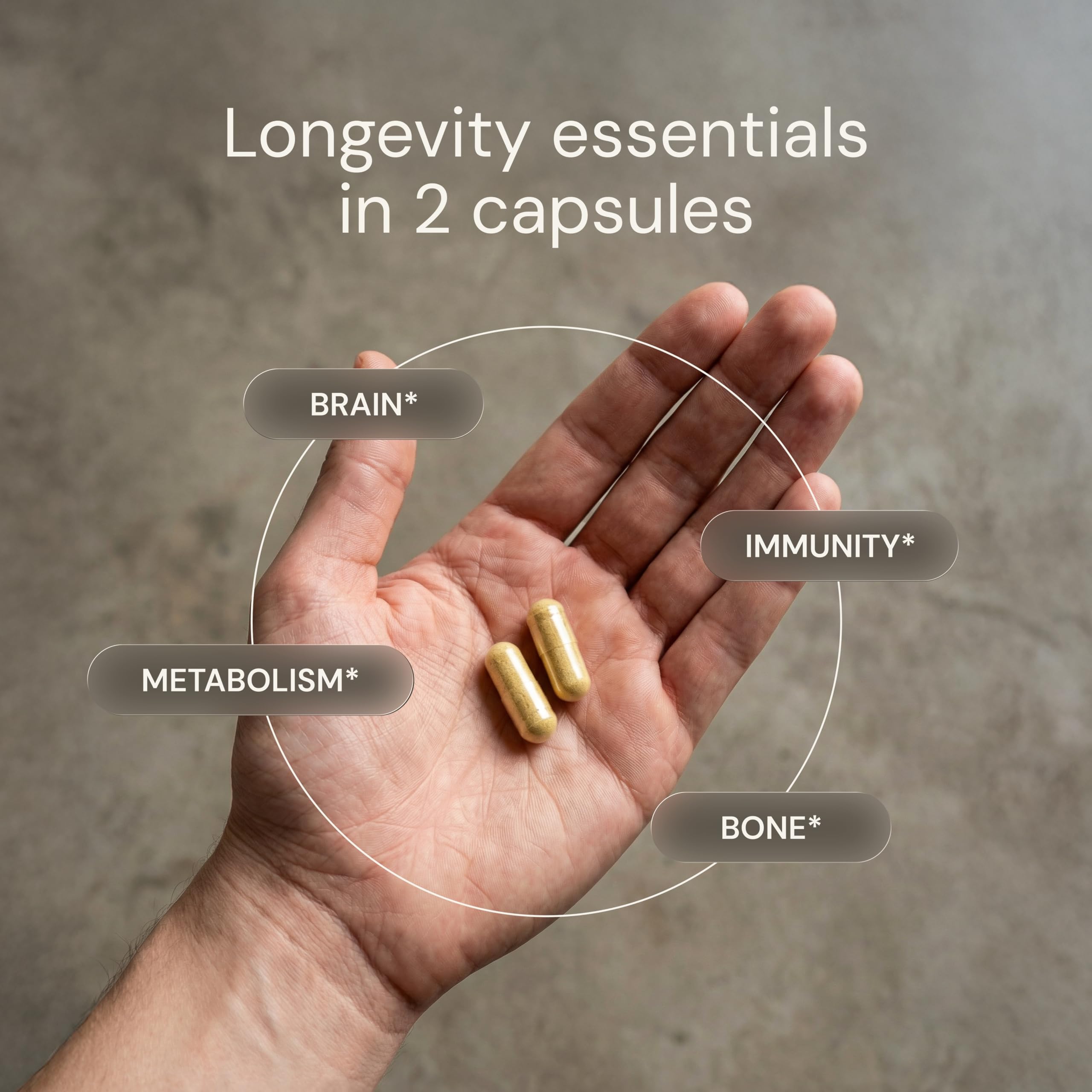 Blueprint Bryan Johnson Essential Capsules - Daily Multivitamin/Multimineral for Women and Men - Antioxidant Supplement with Calcium, Vitamin B1, Vitamin D, and Zinc Blueprint Bryan Johnson buy supplements canada