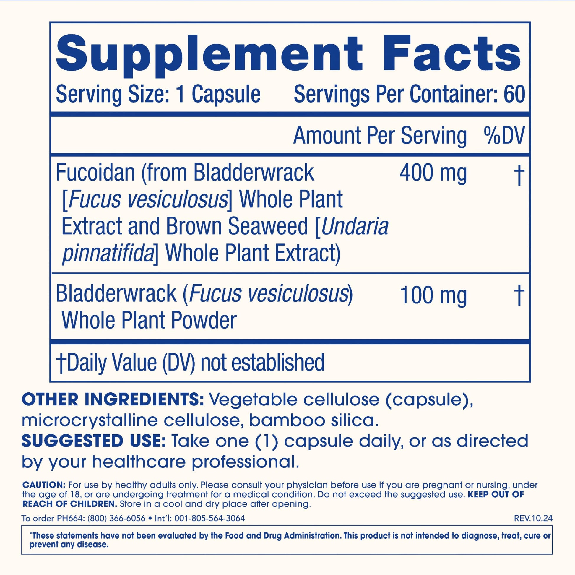 ProHealth Sirtuin 6 Activator | 60 Capsules | Fucoidan-Rich Seaweed Extract to Activate SIRT6 for Longevity, DNA & Cellular Support | Triple Lab-Tested, GMP-Manufactured in USA ProHealth buy supplements canada