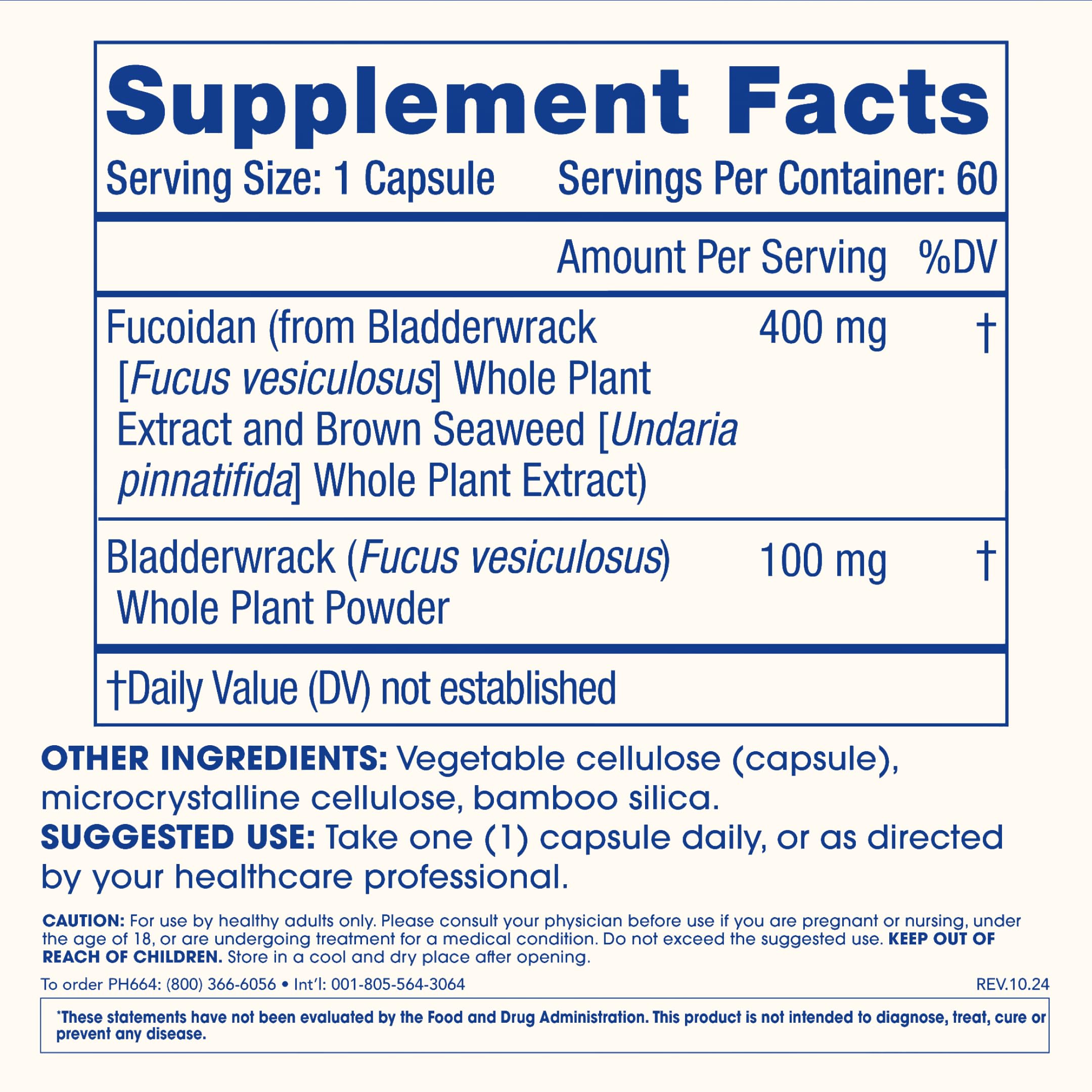 ProHealth Sirtuin 6 Activator | 60 Capsules | Fucoidan-Rich Seaweed Extract to Activate SIRT6 for Longevity, DNA & Cellular Support | Triple Lab-Tested, GMP-Manufactured in USA ProHealth buy supplements canada