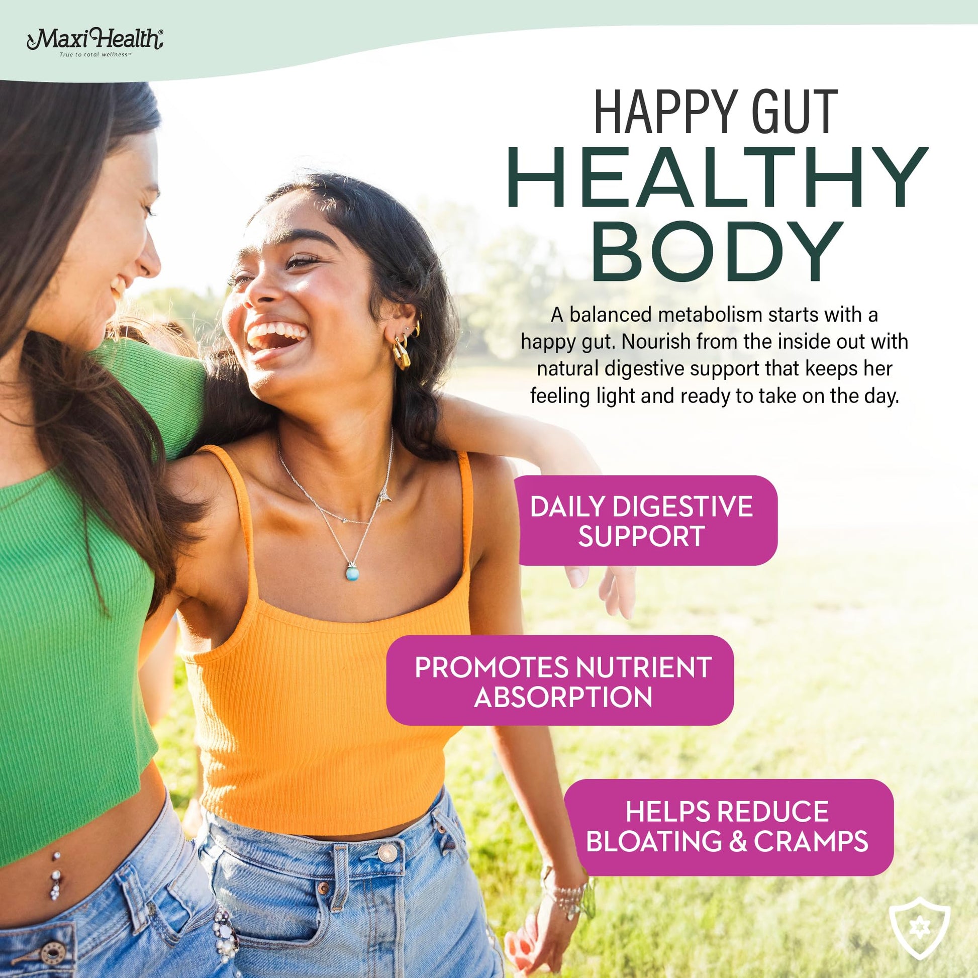 Teen Vitamins for Girls 12-17 - Teen Multivitamin D3, Iron, Calcium, Biotin, Zinc, Digestive Enzymes – Teenager Girl Multi Vitamins Maxi Health buy supplements canada