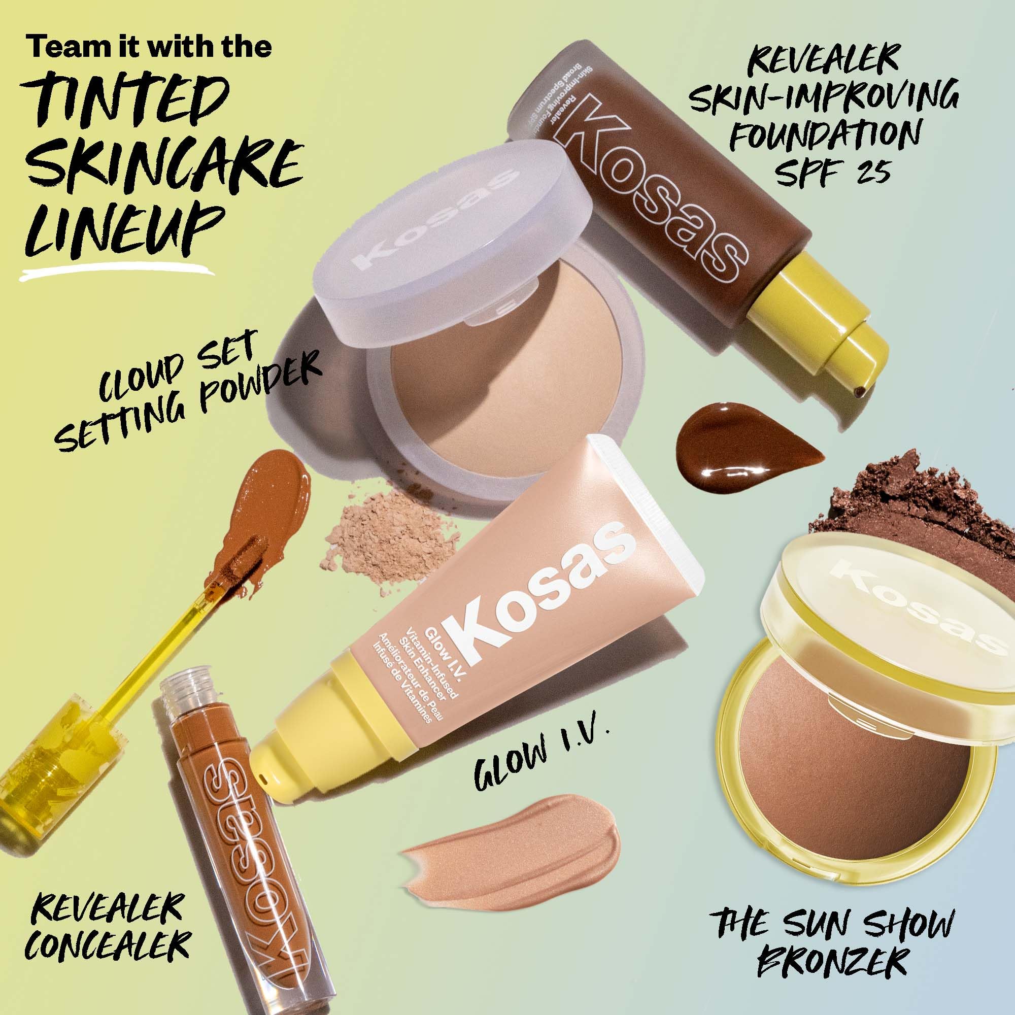 Kosas Sun Show Glowy Warmth Baked Bronzer - Contouring Powder for Cheekbones, Nose & Jawline - Enriched with Concentrated Fatty Acids - Talc-Free, Vegan & Hypoallergenic - Escape Kosas buy supplements canada