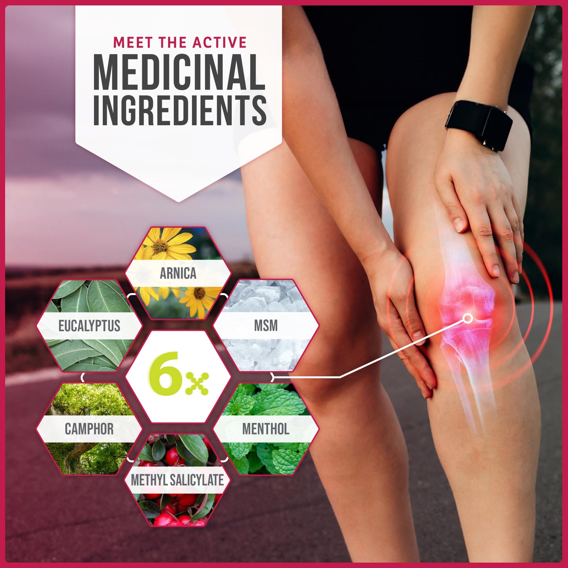 Kalaya 6X Pain Relief Arnica Cream with Massager and 6X Extra Strength Pain Relief Cream Kalaya Naturals buy supplements canada