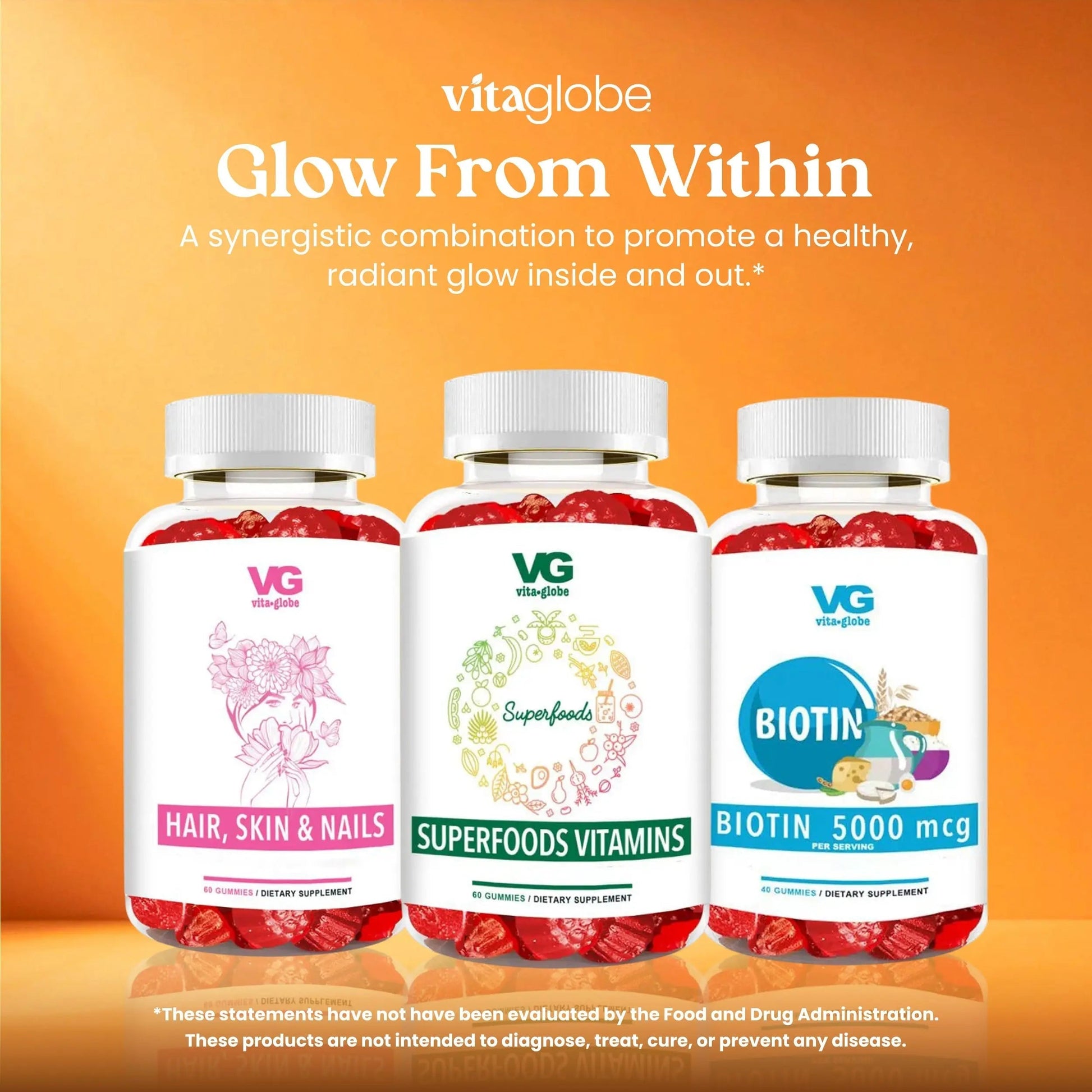 VITA GLOBE Superfood Gummy Vitamins – Immune Health & Antioxidant Support – Daily Wellness Gummies for Adults & Kids – Vegan VITA GLOBE buy supplements canada