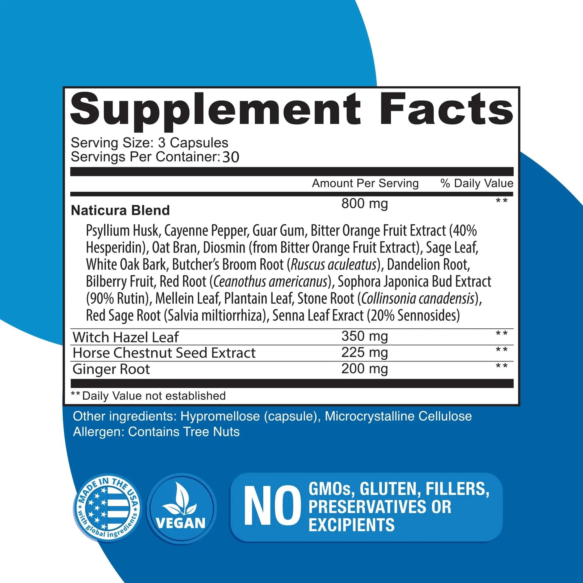 Naticura Hem-Control - Fast Effective Hemorrhoid Treatment Supplement - Powerful Formula to Promote Symptom Relief, Shrinking of Hemorrhoids, Ease Discomfort - 90 Vegan Capsules - Made in USA Naticura buy supplements canada