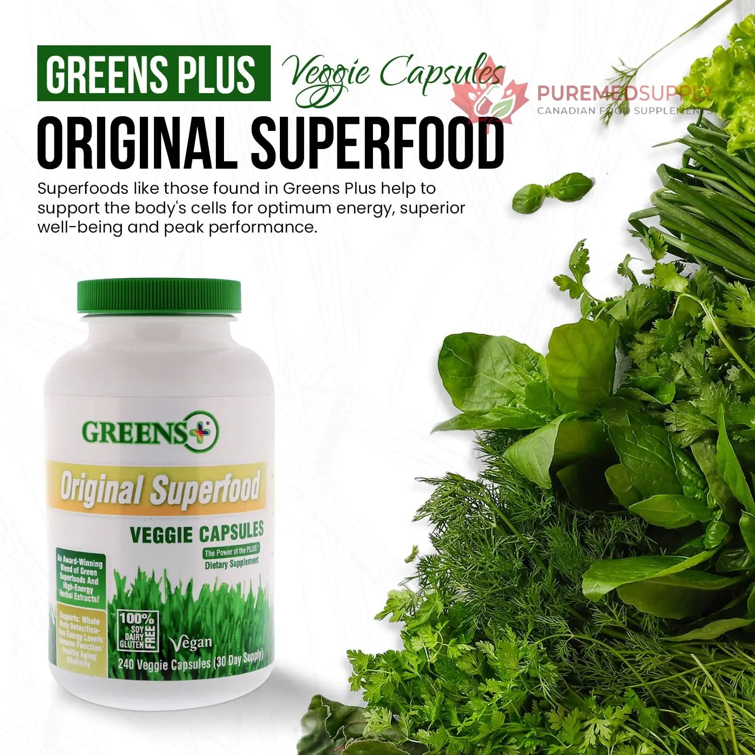 Greens+ Organic Reds Superfood Powder Organic Super Veggie Capsules Greens+ buy supplements canada