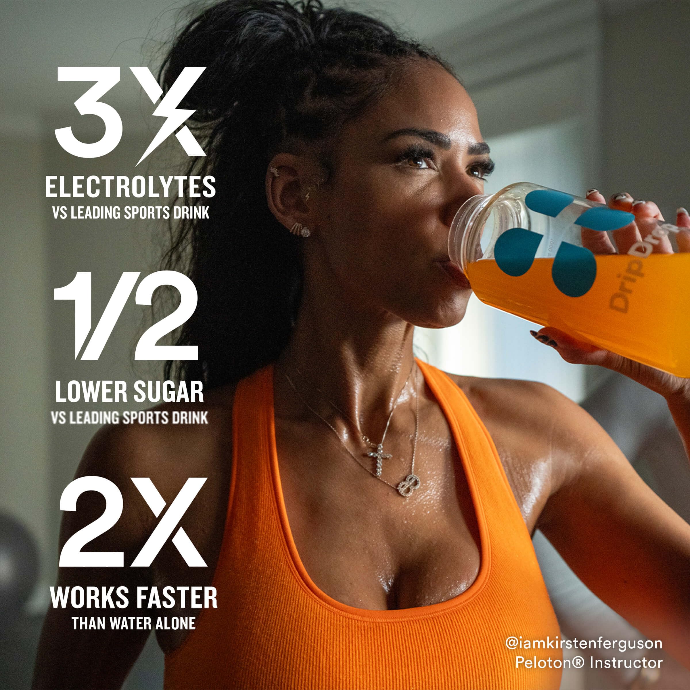 DripDrop Hydration - Electrolyte Powder Packets - Watermelon, Berry, Orange, Lemon DripDrop buy supplements canada