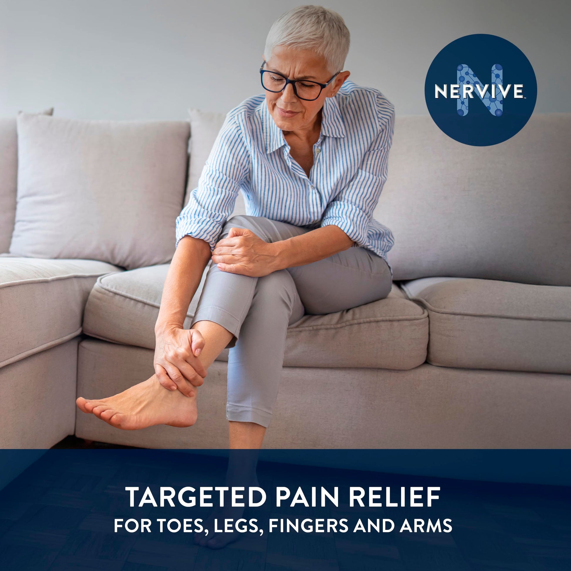 Nervive Pain Relieving Spray, Lidocaine Spray, Nervive Pain Relief, Lidocaine Topical, Foot Pain, Leg Pain, Hand Pain, Max Strength Formula, for Hard to Reach Areas, 4.5oz Nervive buy supplements canada
