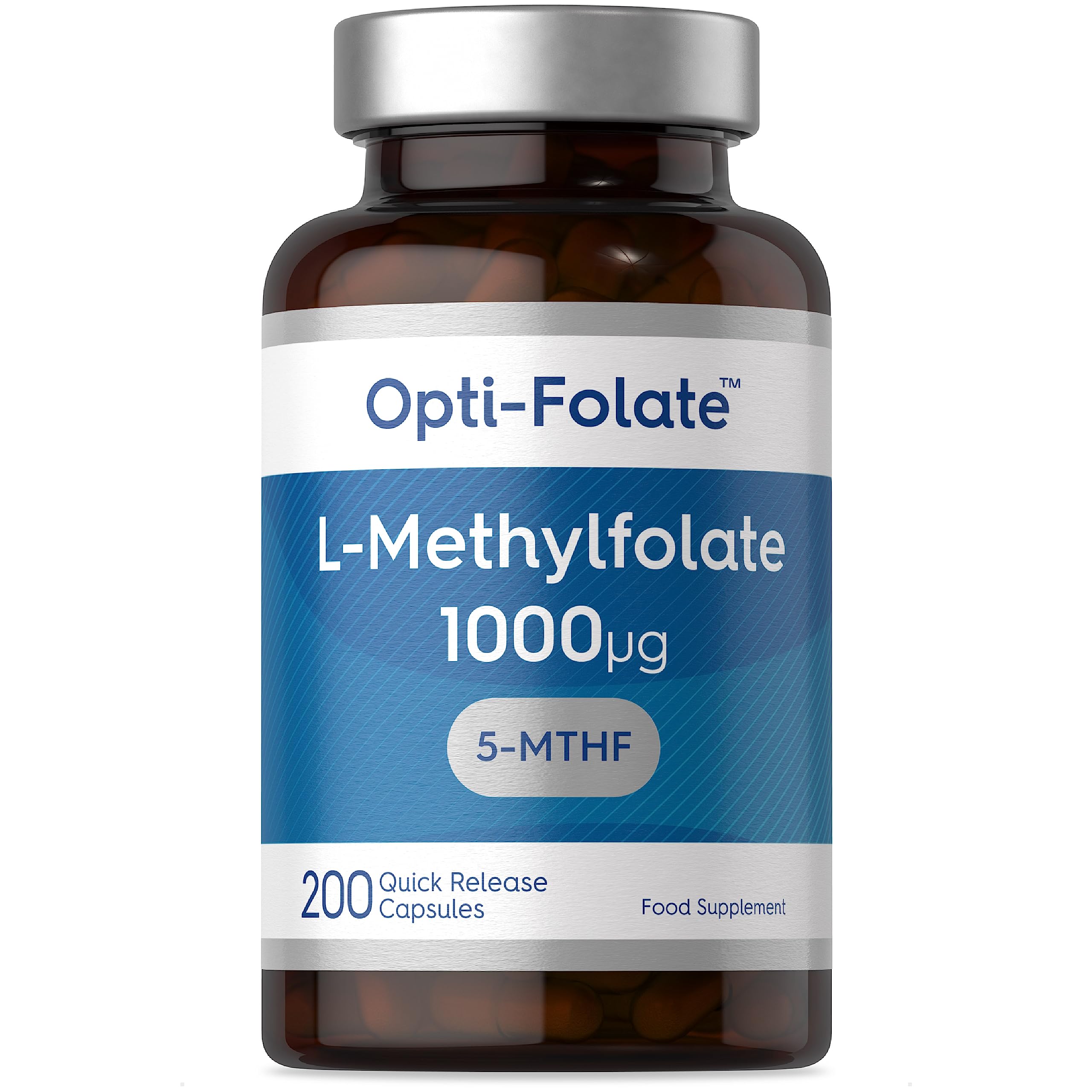 L-Methylfolate 1000ug | 200 Capsules | 5-MTHF Folate Supplement | Active Form Horbäach buy supplements canada