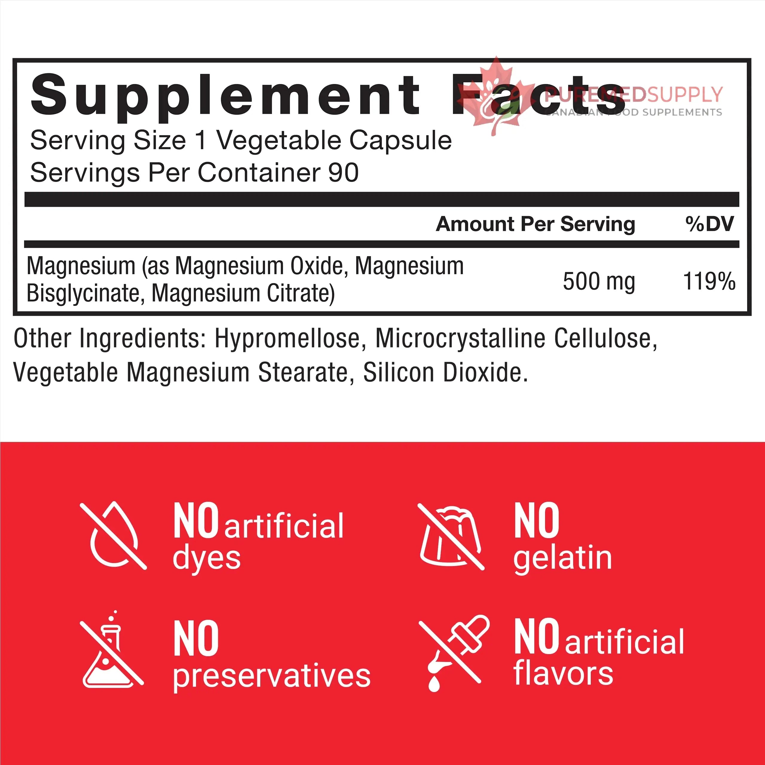 Force Factor Magnesium Complex Supplement to Support Muscles, Bones, Nerves, and Cardiovascular Health, Magnesium Glycinate, Magnesium Citrate, and Magnesium Oxide, Vegan, Non-GMO, 90 Capsules Force Factor buy supplements canada
