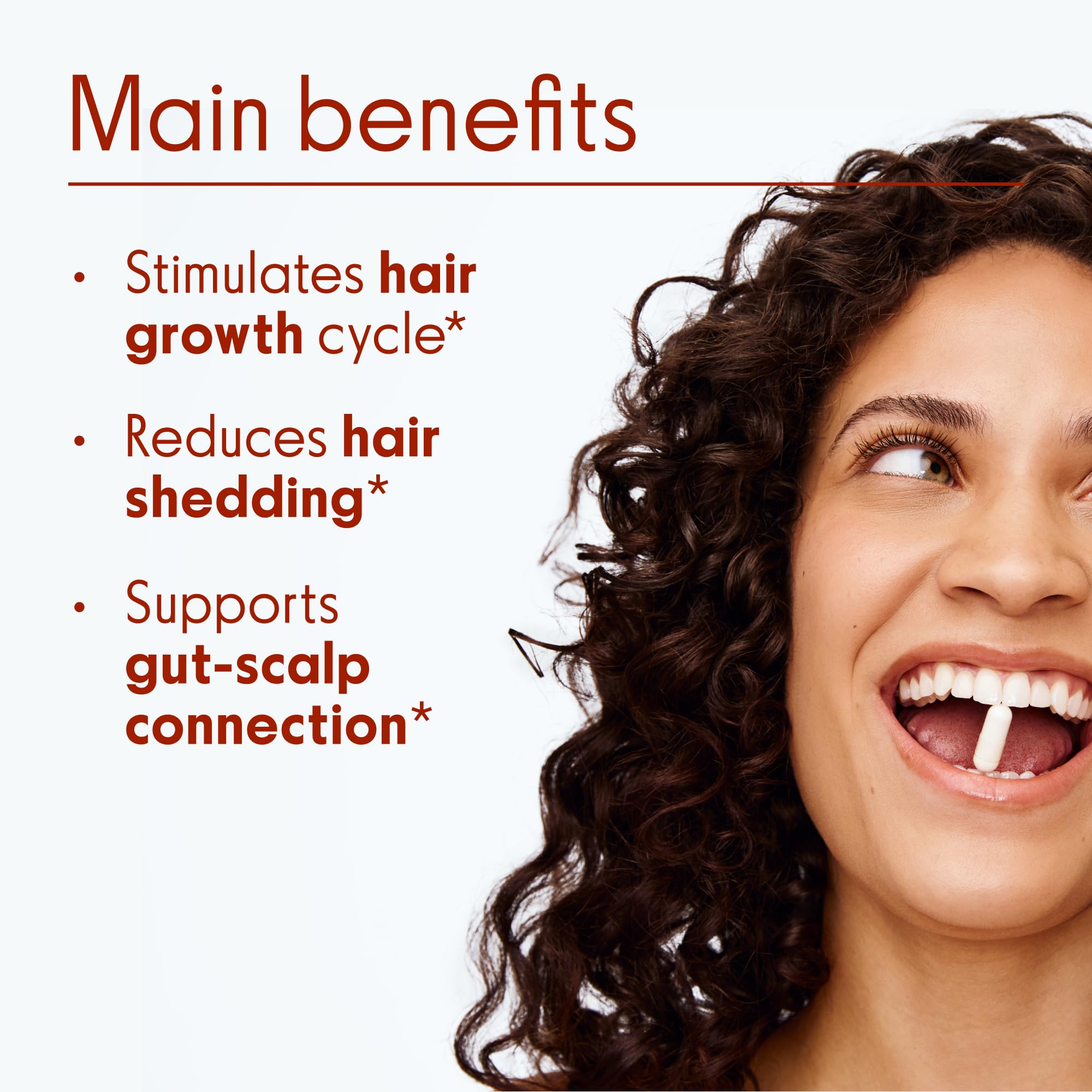 Love Wellness Healthy Hair Probiotics | Support Hair Growth with Biotin and Vitamin B12 & B6 | Supplement for Healthy Scalp & Thicker, Fuller Looking Hair | Safe & Effective | 30 Capsules Love Wellness buy supplements canada