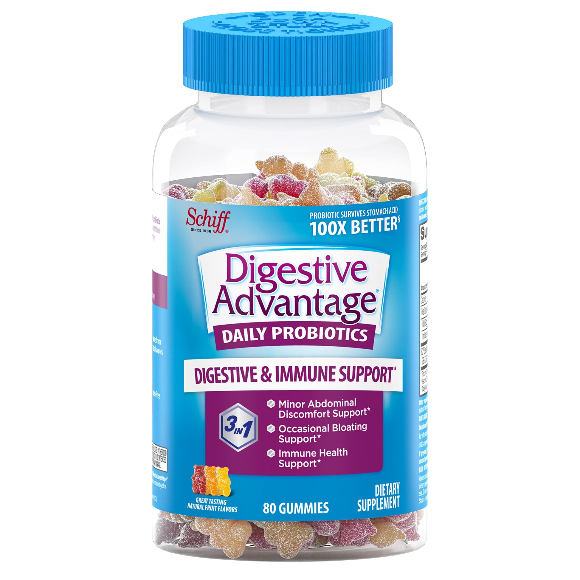 Vitafusion Fiber Well Sugar Free Fiber Supplement & Digestive Advantage Probiotic Vitafusion buy supplements canada