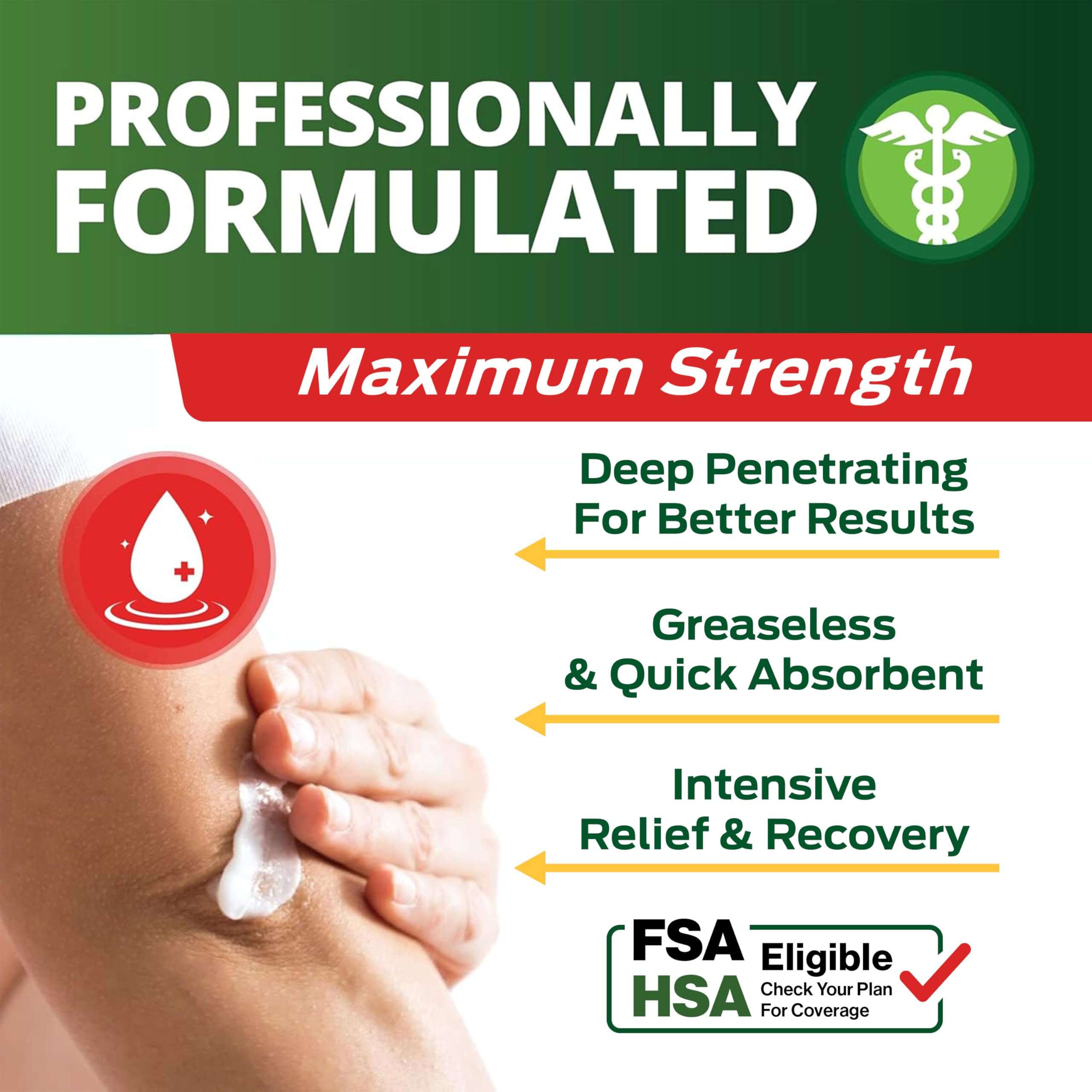 Owell Naturals Deep Penetrating Pain Relief Cream, Maximum Strength Formula for Joints & Muscles, Lower Back, Knees, Hands, Legs, Ankle – Fast Acting Comfort, 7 oz Owell Naturals buy supplements canada