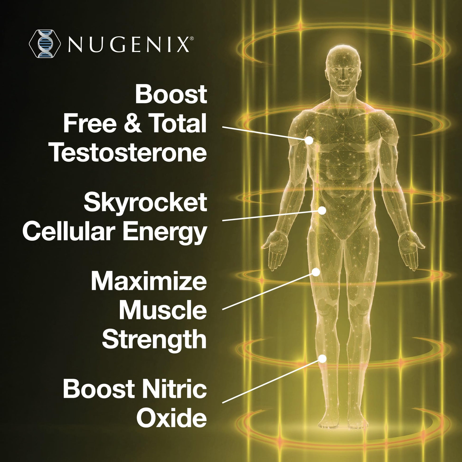 Nugenix Total-T2 - Nitric Oxide Booster for Men, Tesnor, S7, ElevATP, Tongkat, Citrulline, Nitric Oxide and Testosterone Supplement for Men (90 Count) Nugenix buy supplements canada