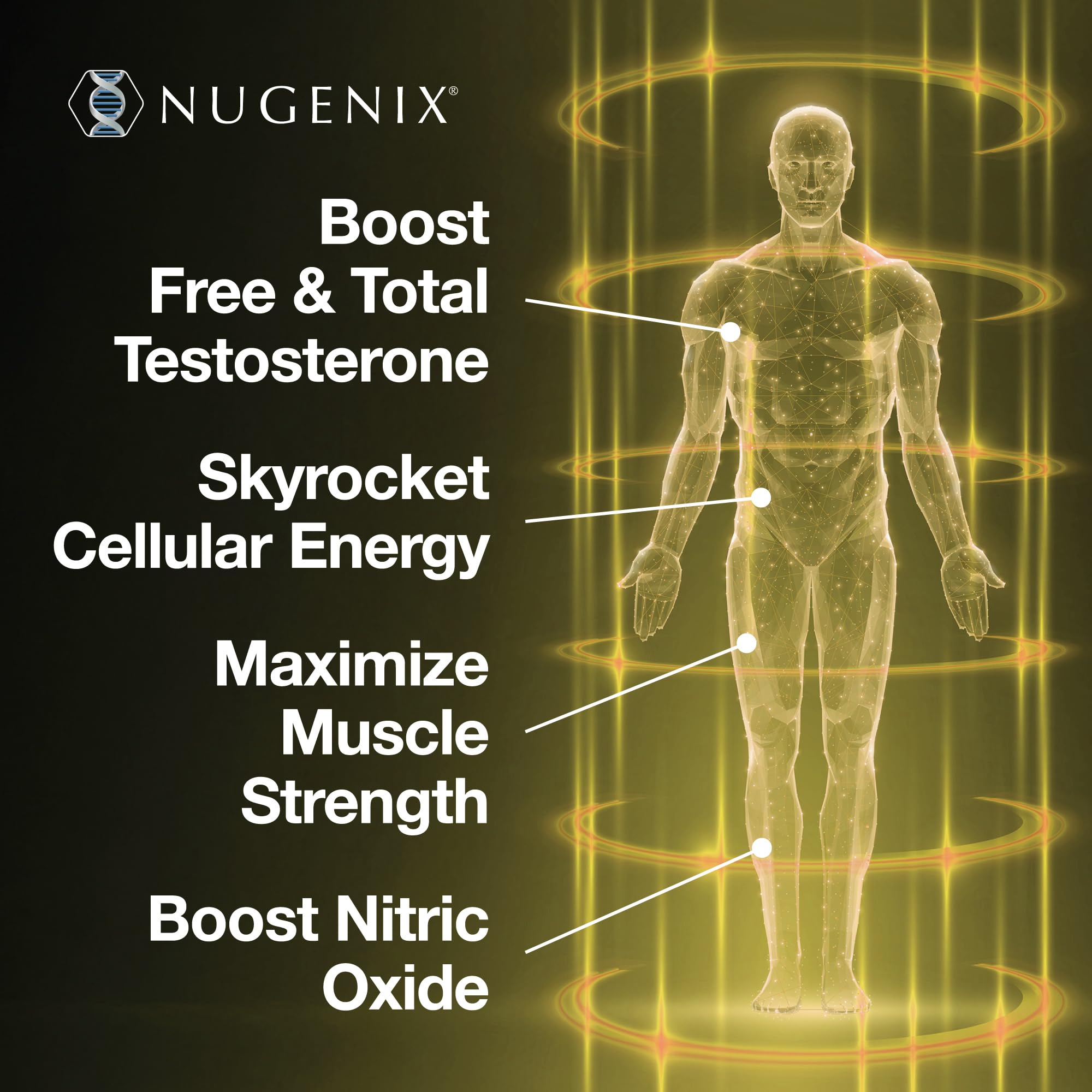 Nugenix Total-T2 - Nitric Oxide Booster for Men, Tesnor, S7, ElevATP, Tongkat, Citrulline, Nitric Oxide and Testosterone Supplement for Men (90 Count) Nugenix buy supplements canada