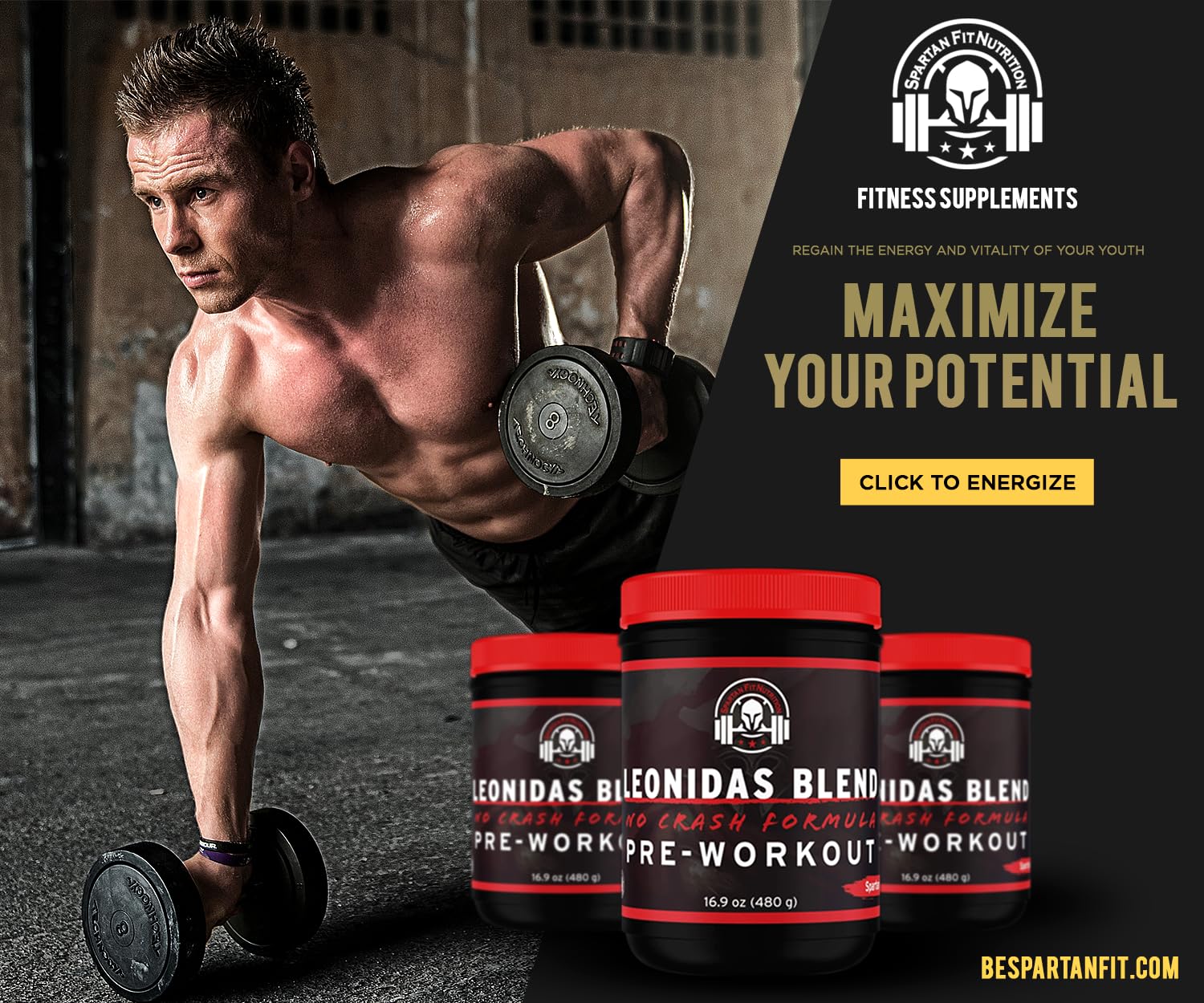 Spartan Fit Nutrition Pre-Workout Powder -Berry Flavor with Full Serving of Creatine +310mg Generic buy supplements canada
