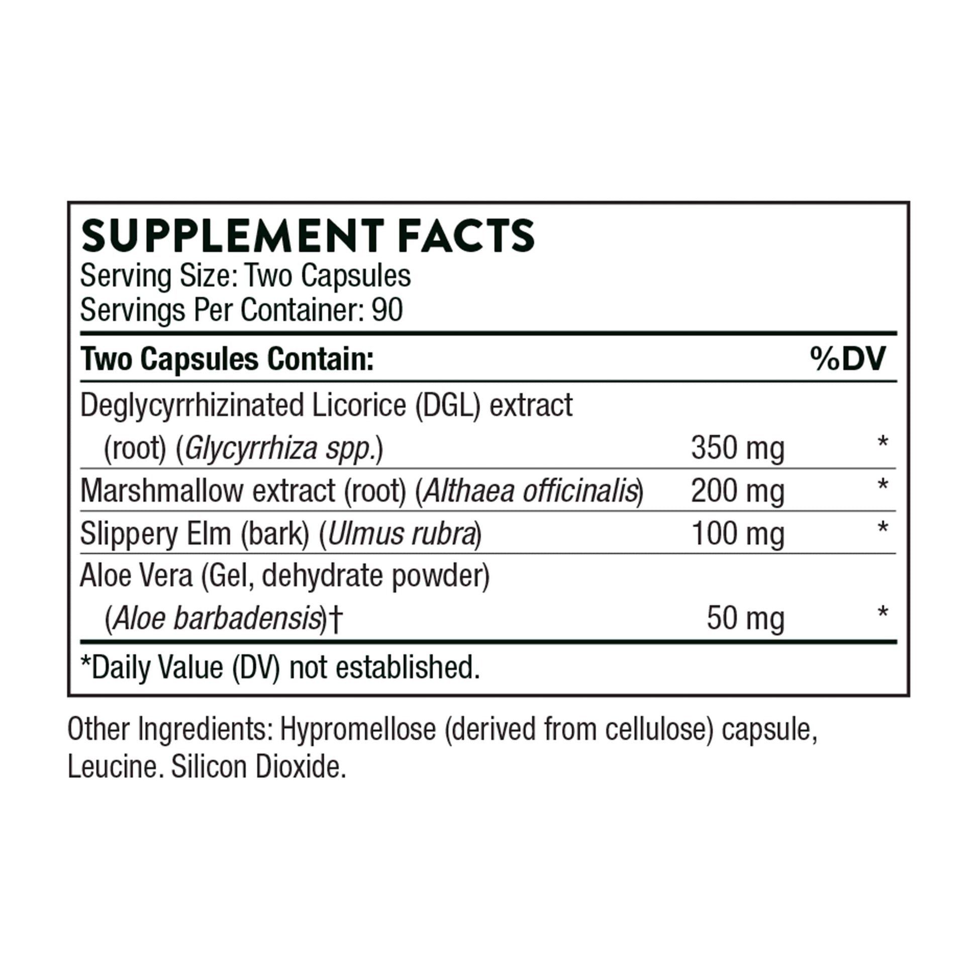 Thorne GI Relief - Digestion Supplement Supports Gut Health & Bloating Relief - Made with Marshmallow Root Extract & Digestive Enzymes - 180 Capsules - 90 Servings Thorne buy supplements canada