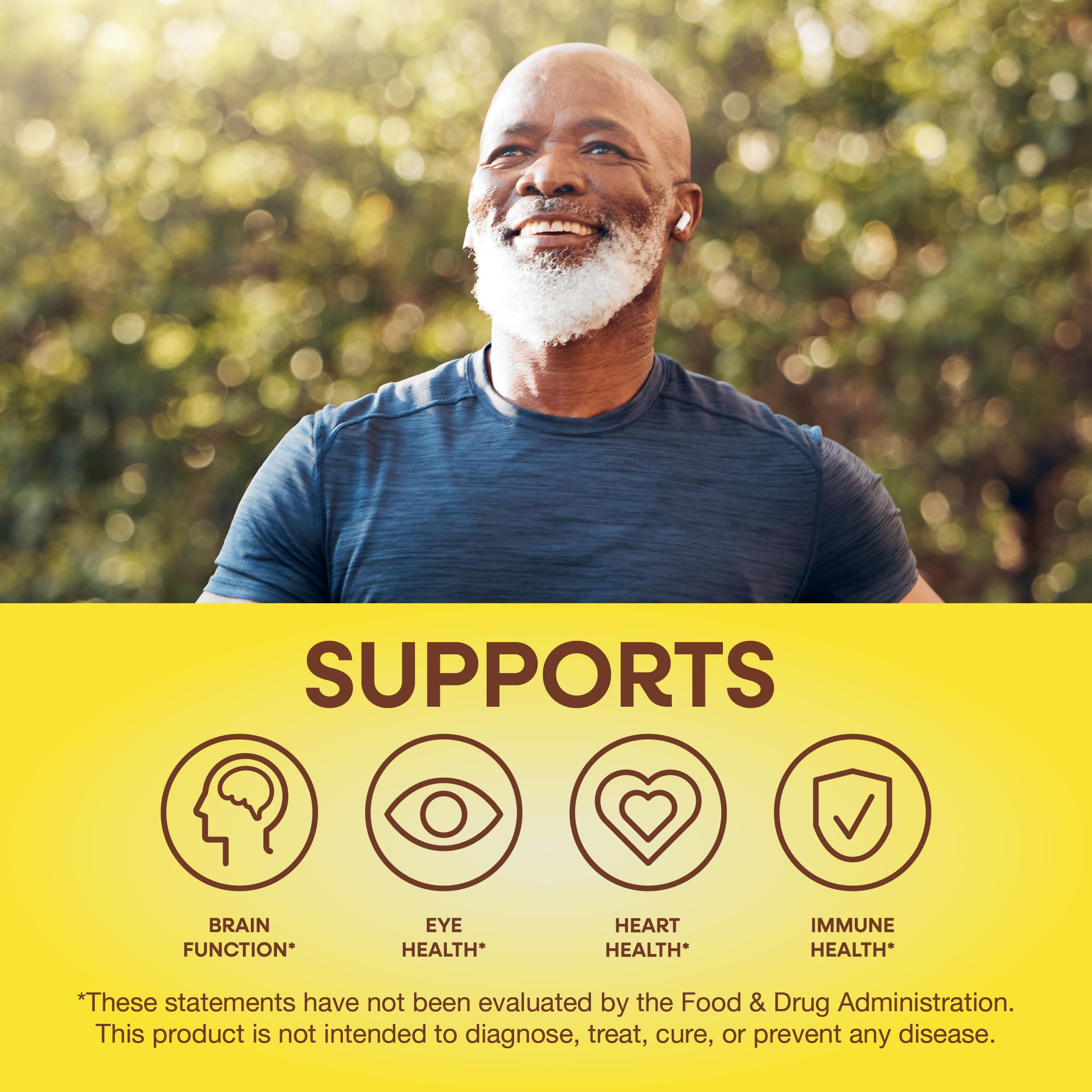 Nature's Way Alive! Men’s 50+ Daily Gummy Multivitamins, Supports Healthy Brain, Eyes, Heart*, B-Vitamins Nature's Way buy supplements canada