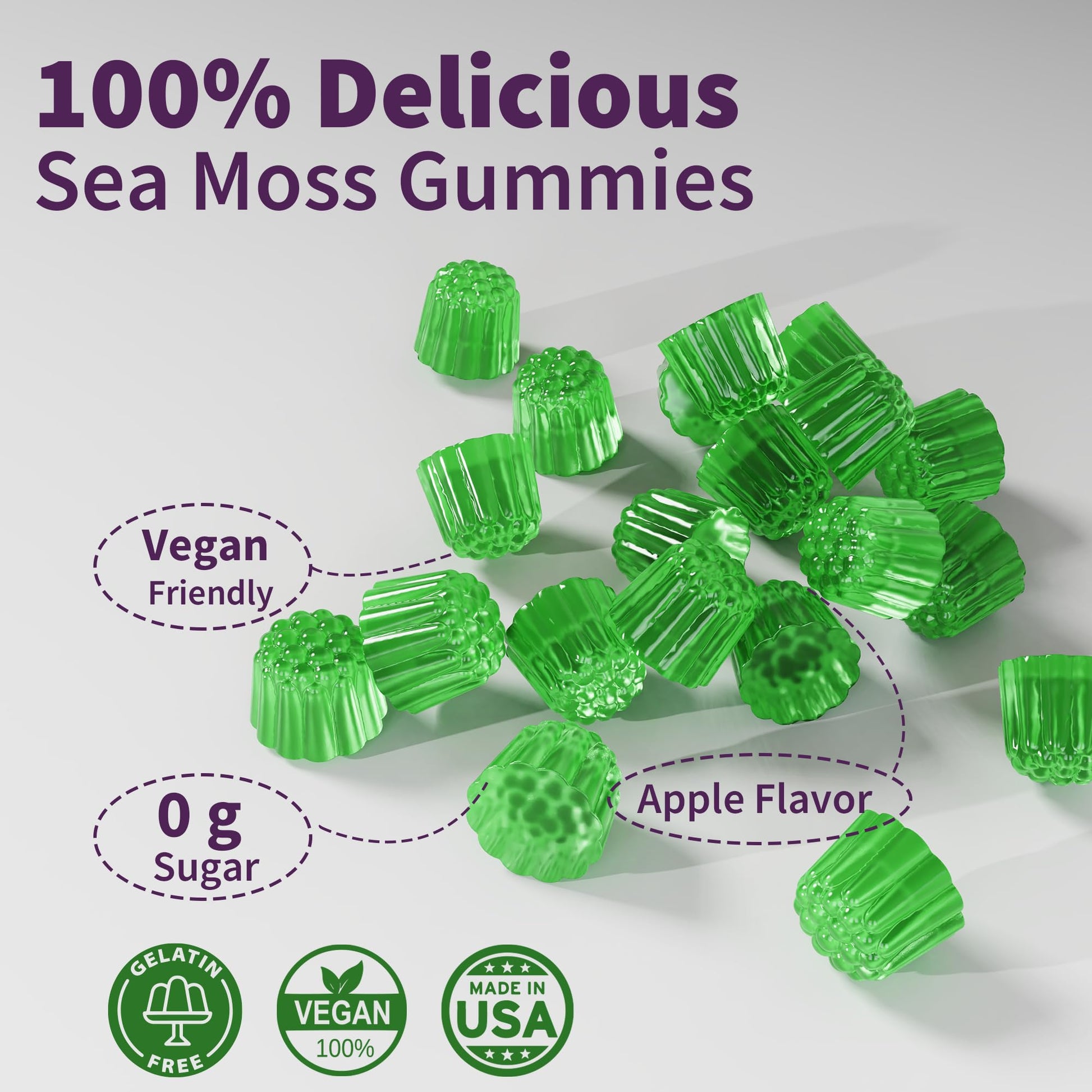 Sea Moss Supplement 5000mg, Sugar Free Sea Moss Gummies, Irish Sea Moss EnvyDeal buy supplements canada