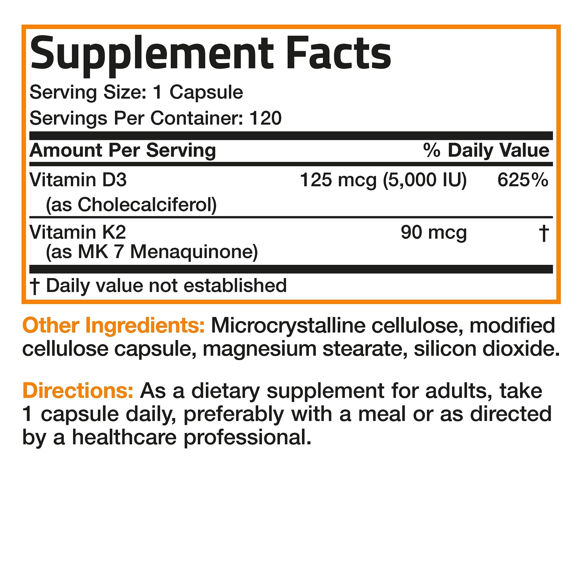 Bronson Vitamin K2 (MK7) with D3 Supplement Non-GMO Formula 5000 IU Vitamin Bronson buy supplements canada