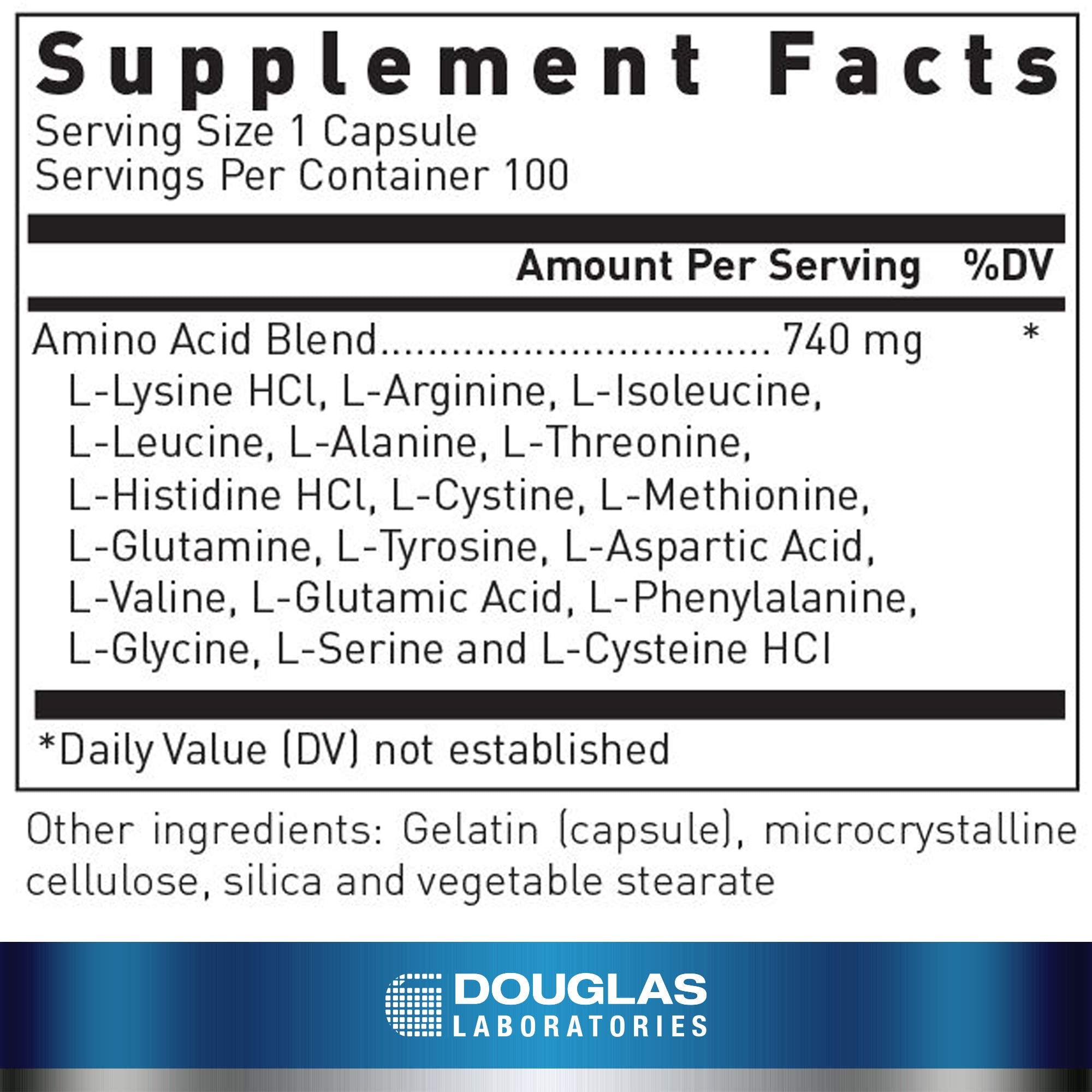 Douglas Laboratories Aminoblend | Nutritionally Balanced Mixture of Amino Acids | 100 Capsules Douglas Laboratories buy supplements canada