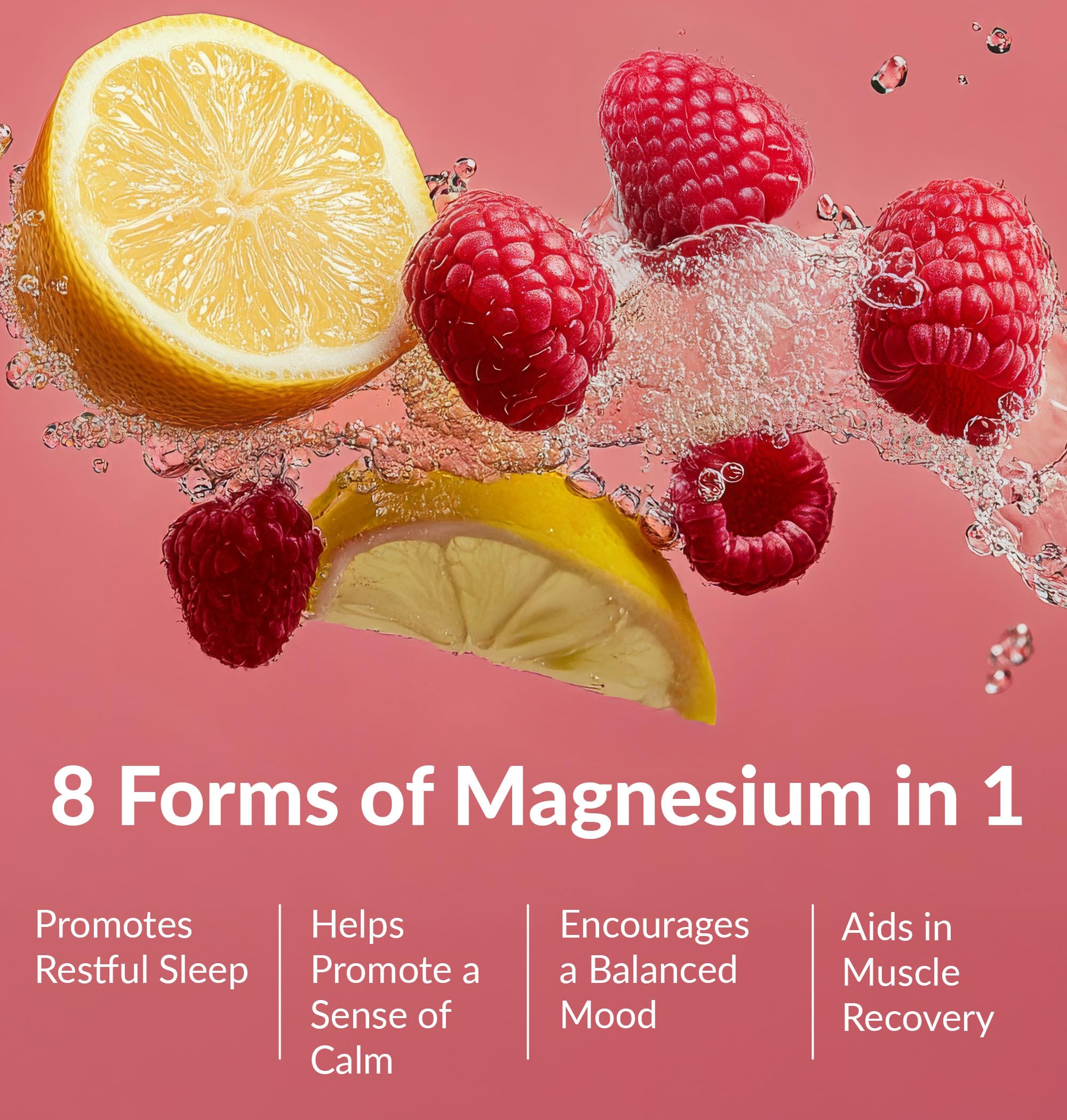 BIOptimizers Magnesium Breakthrough Drink - 8 Forms of Magnesium, Electrolytes, Sleep Health, Stress, Muscle Recovery, Heart Support | Glycinate, BIOptimizers buy supplements canada